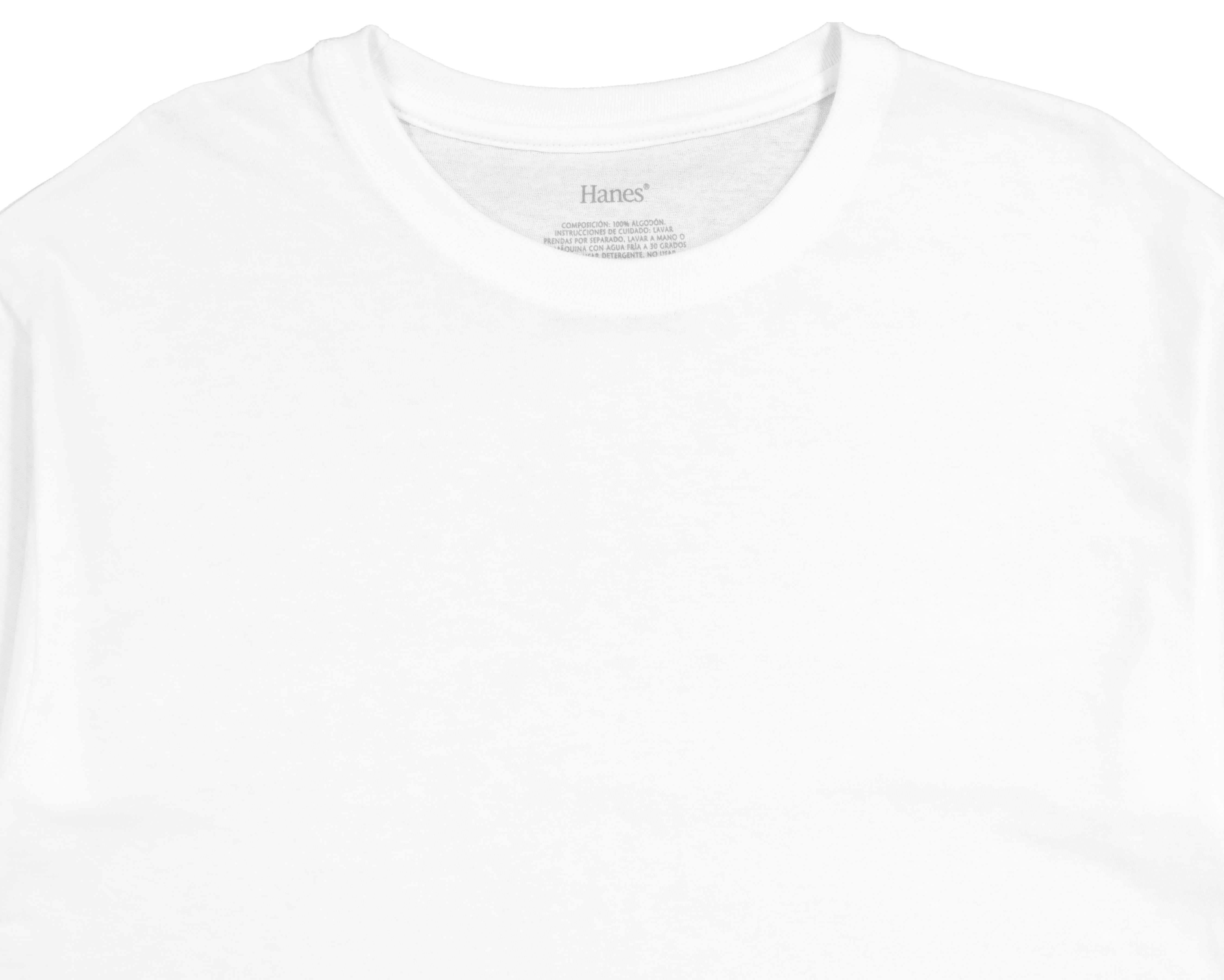 Foto 7 pulgar | Foto 6 | Playera Interior Cuello Redondo Hanes 2 Piezas