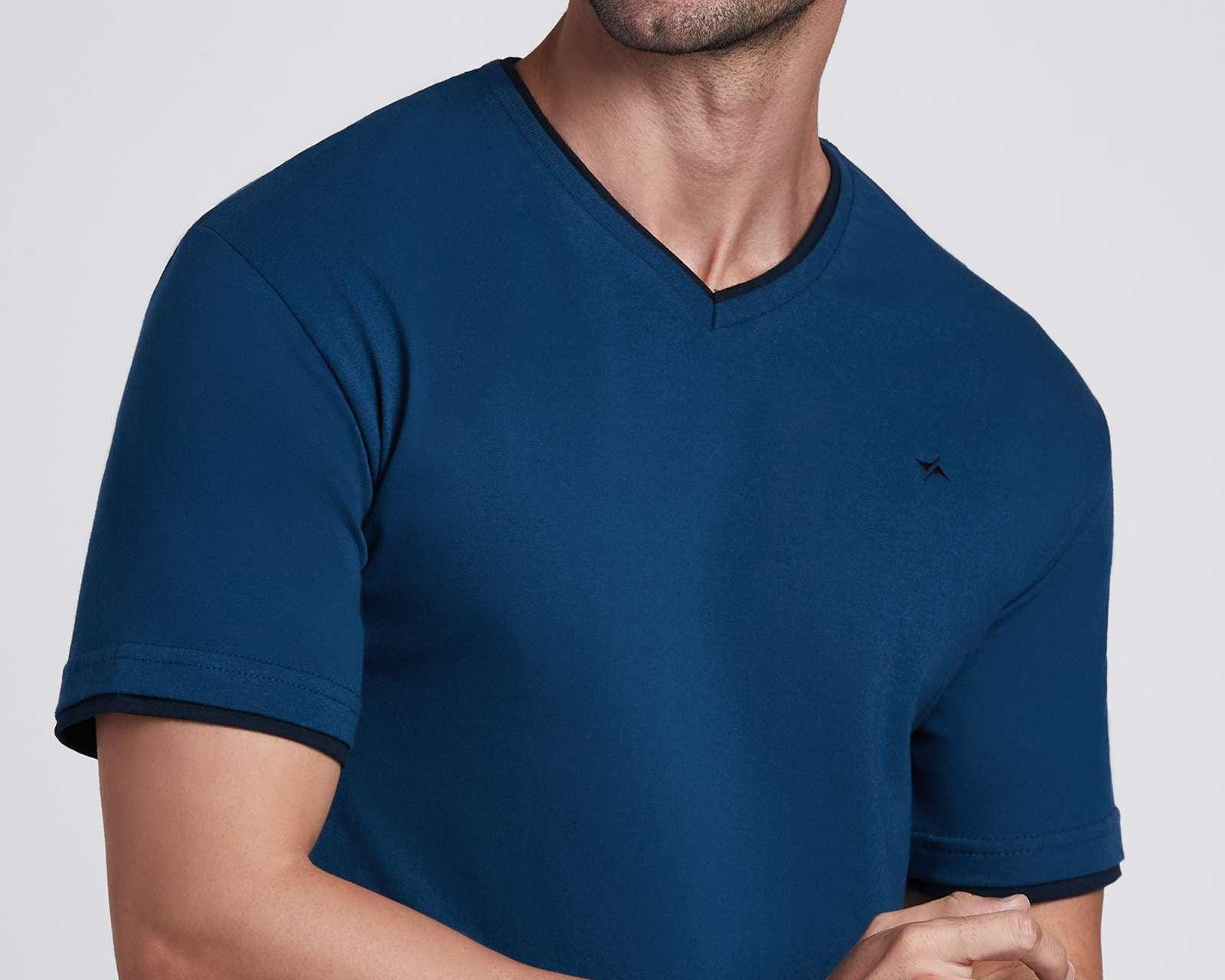 Foto 4 pulgar | Foto 3 | Playera Cuello V Lucky Star para Hombre