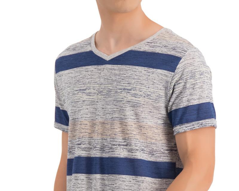 Foto 3 | Foto 3 | Playera Cuello V Gris marca Refill para Hombre