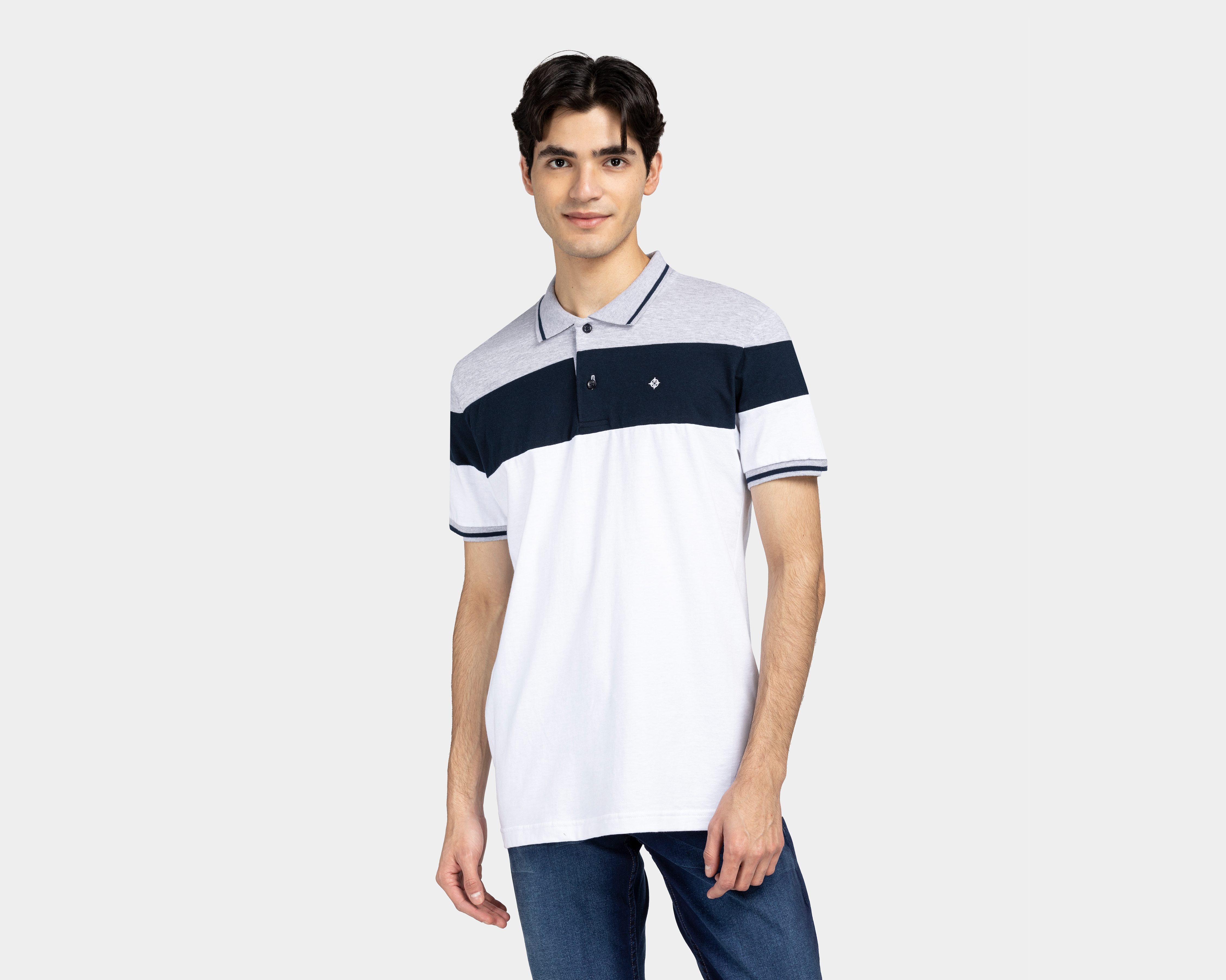 Playera Polo Porto Sur Azul para Hombre