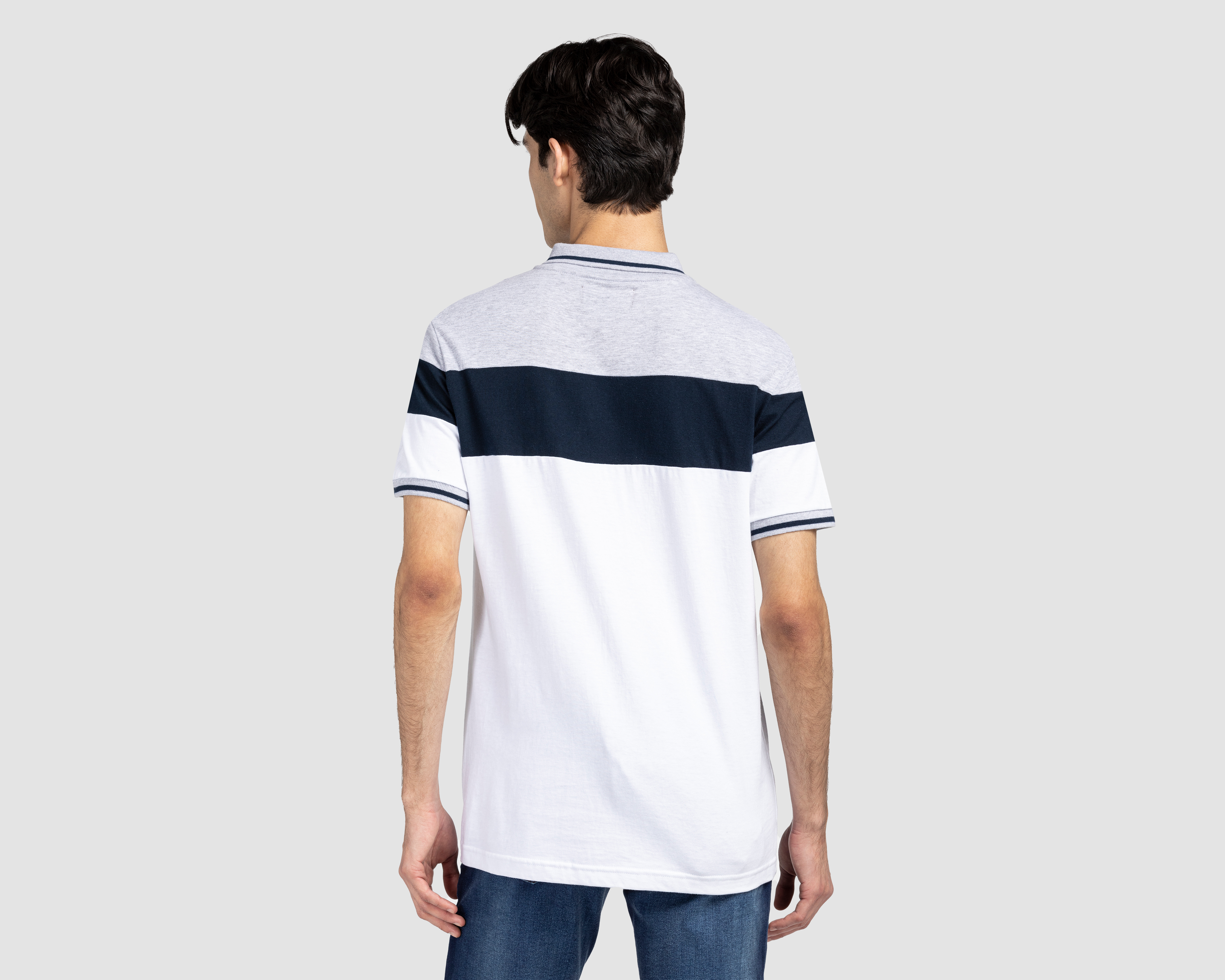 Foto 3 pulgar | Foto 2 | Playera Polo Porto Sur Azul para Hombre