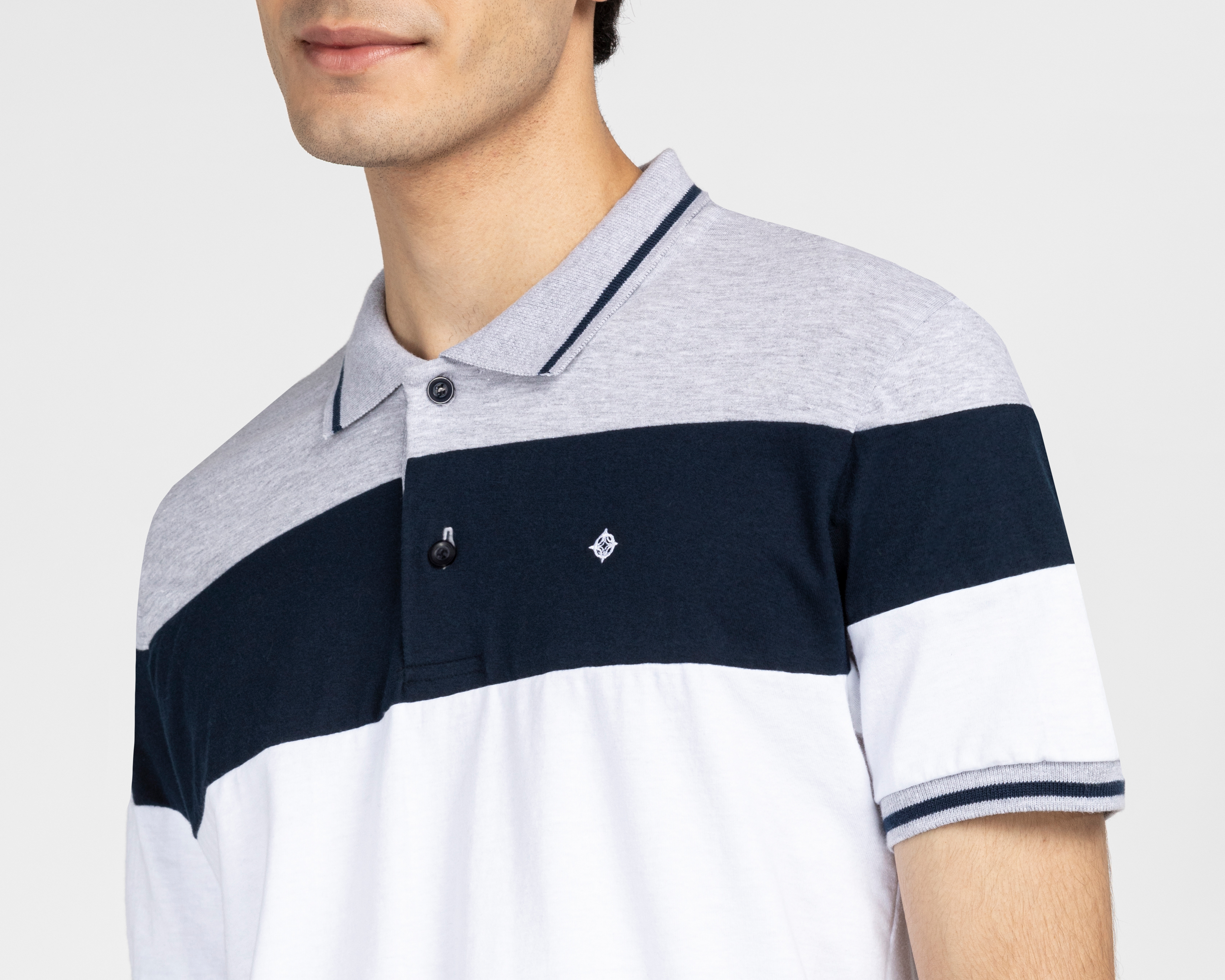 Foto 4 pulgar | Foto 3 | Playera Polo Porto Sur Azul para Hombre