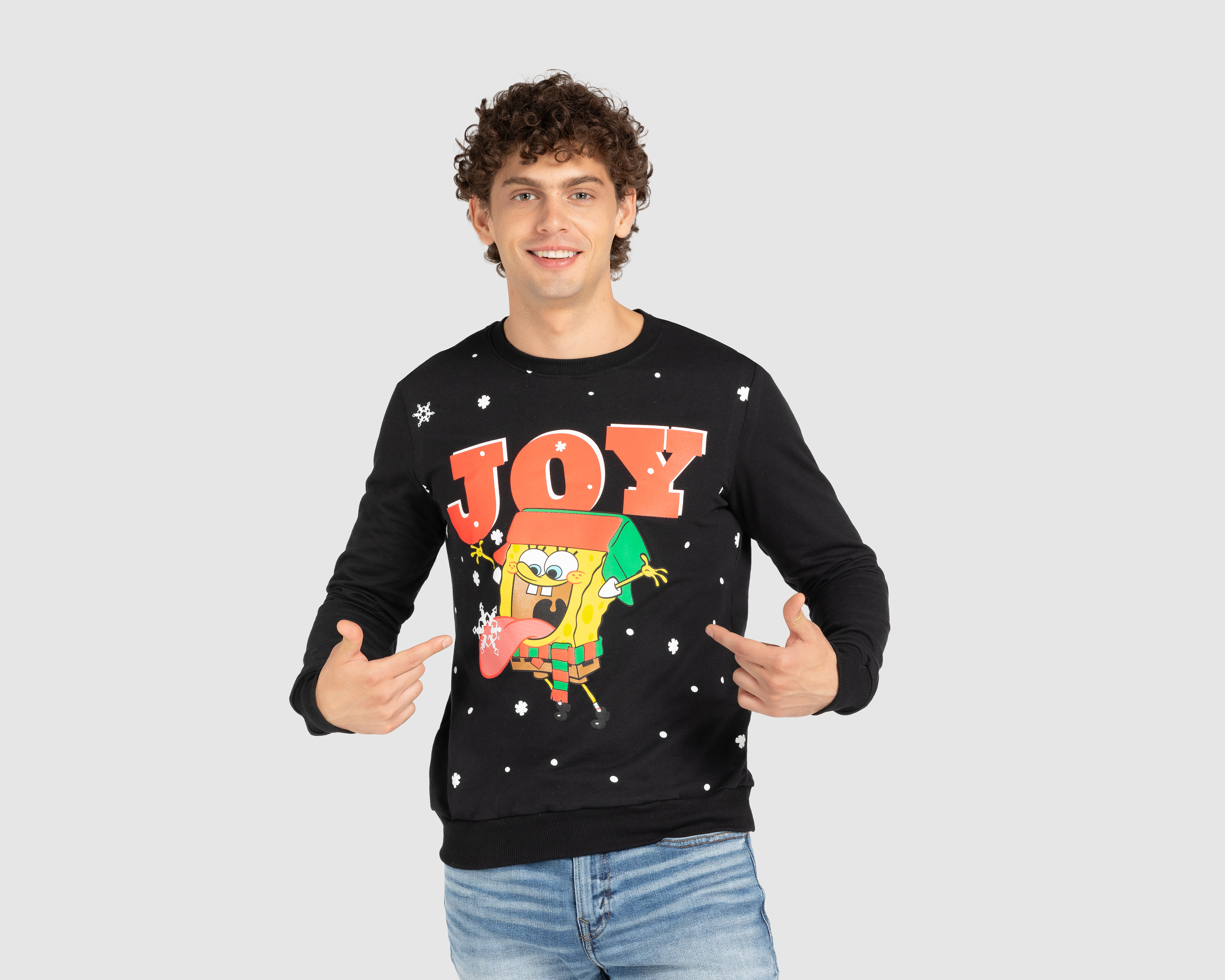 Foto 4 pulgar | Foto 3 | Sudadera Bob Esponja por Refill Cuello Redondo