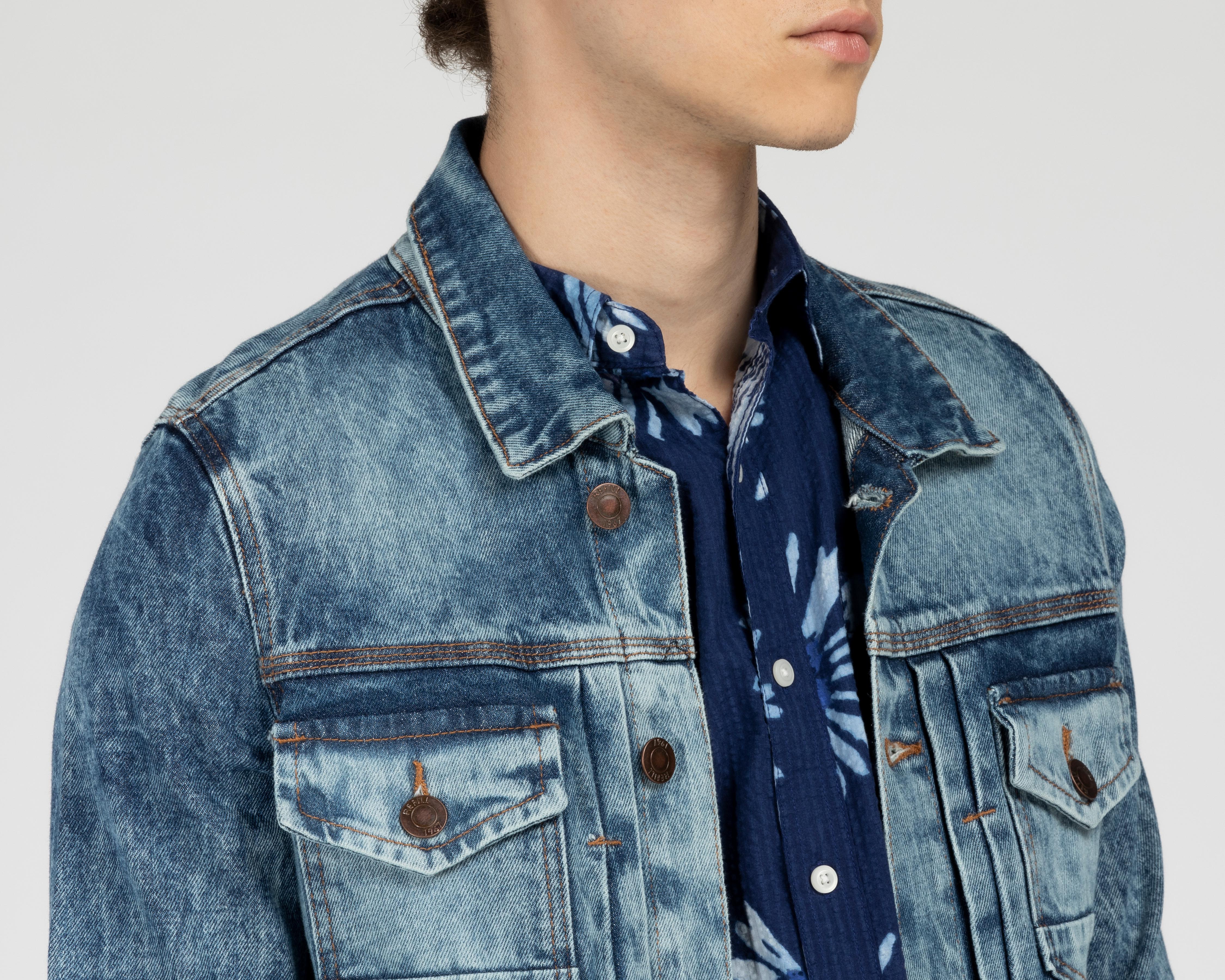 Foto 5 pulgar | Foto 4 | Chamarra Refill de Mezclilla