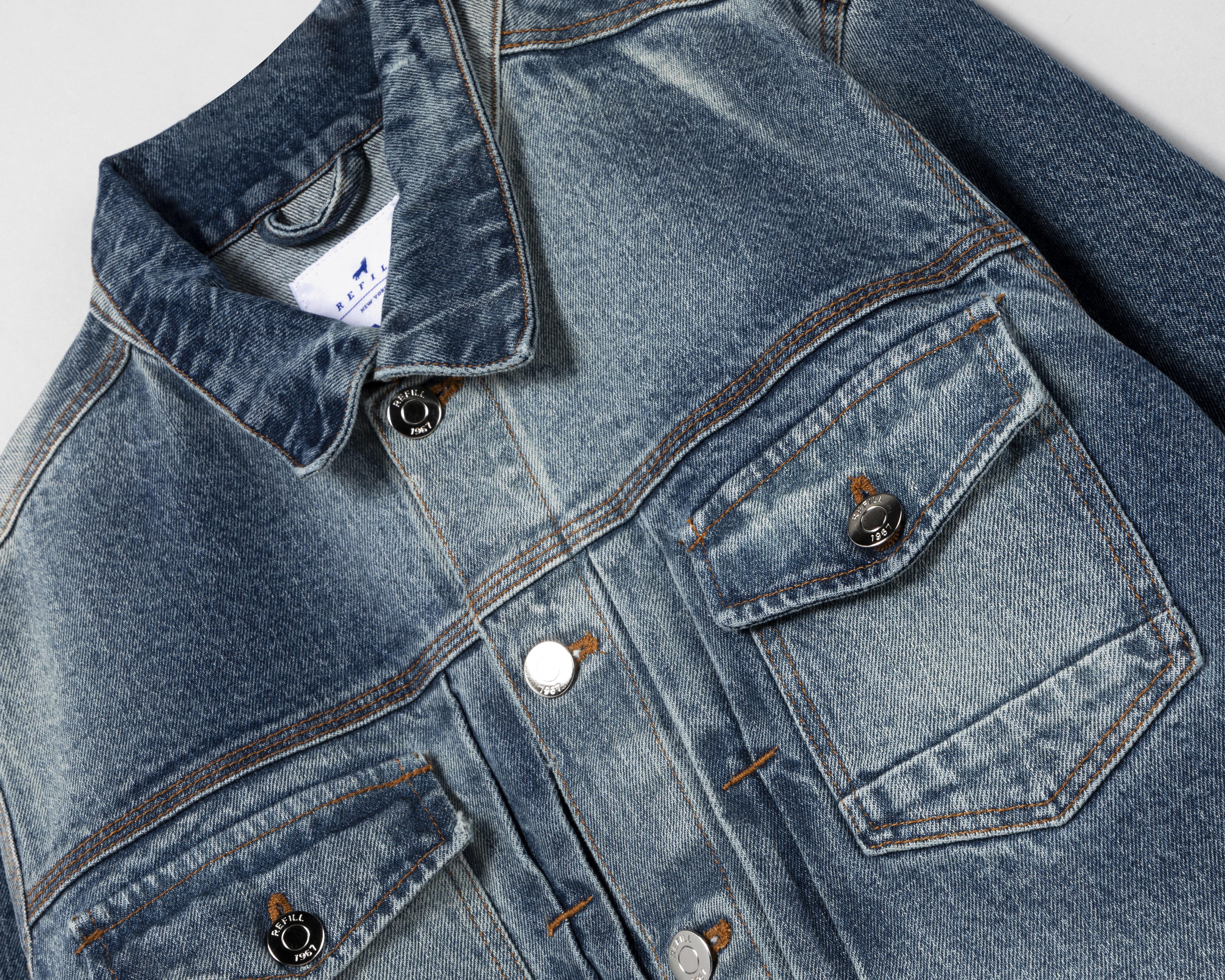 Foto 9 pulgar | Foto 8 | Chamarra Refill de Mezclilla