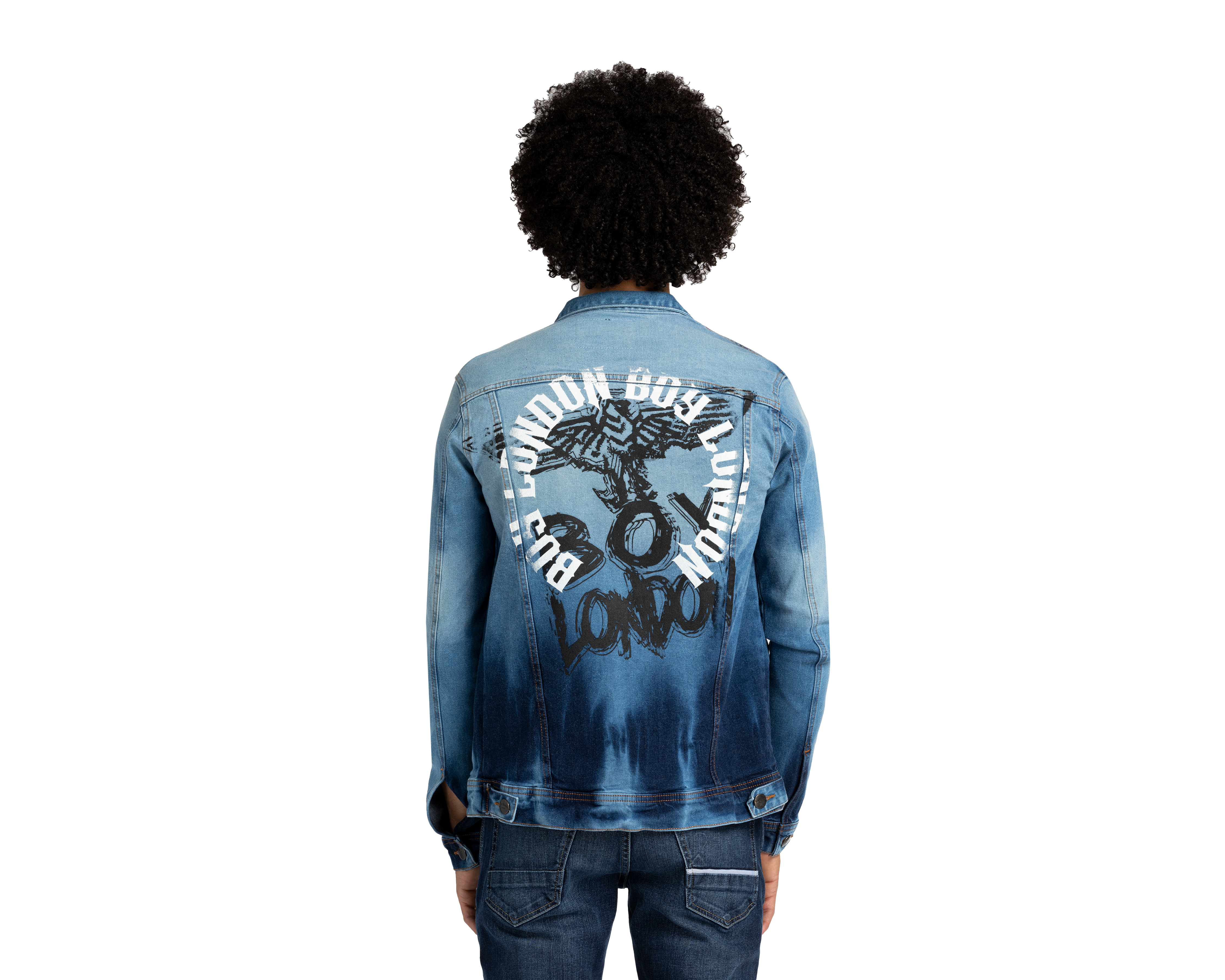 Foto 3 pulgar | Foto 2 | Chamarra Boy London Trucker de Mezclilla