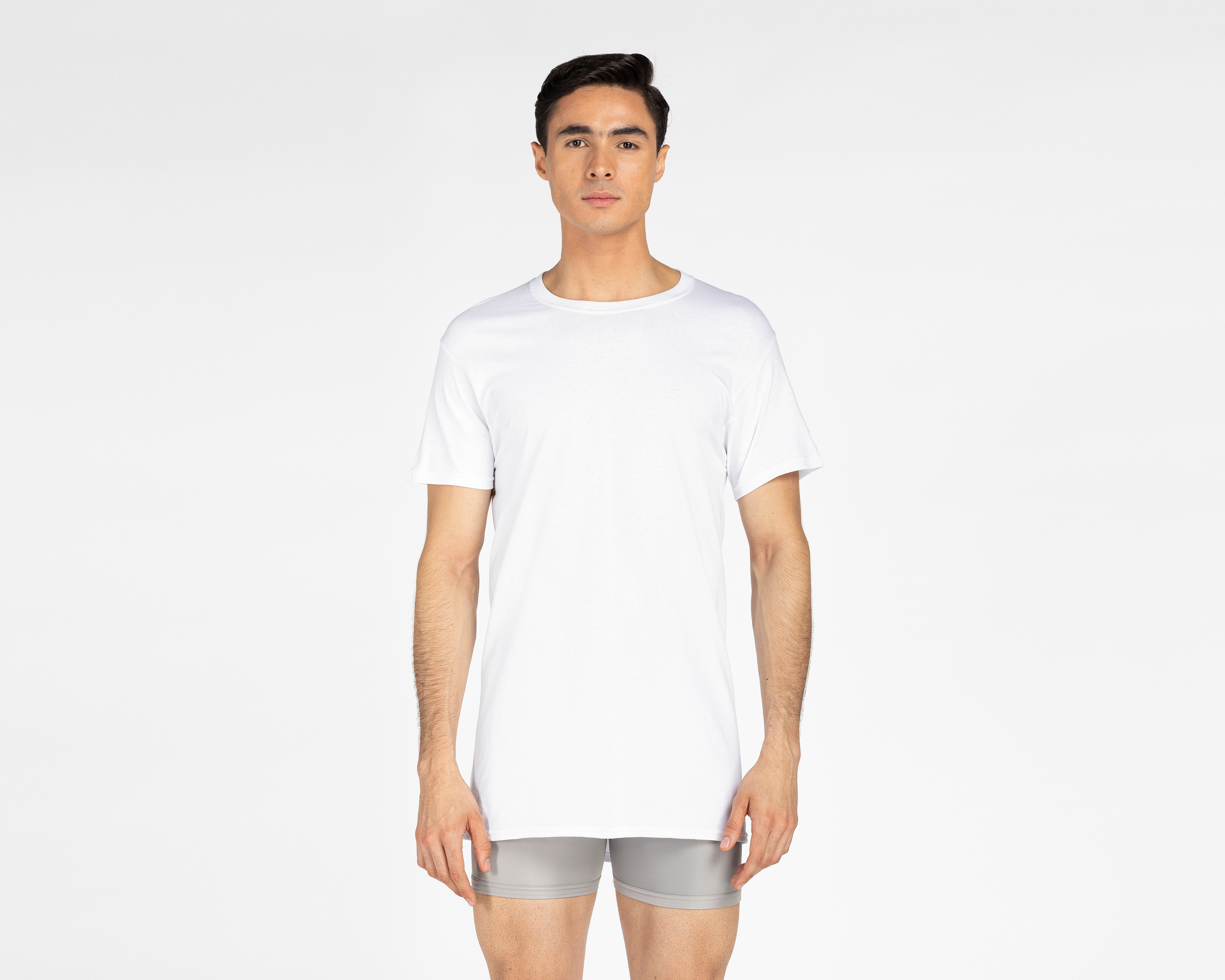 Foto 3 pulgar | Foto 2 | Playera Interior Cuello Redondo Fruit of the Loom 2 Piezas