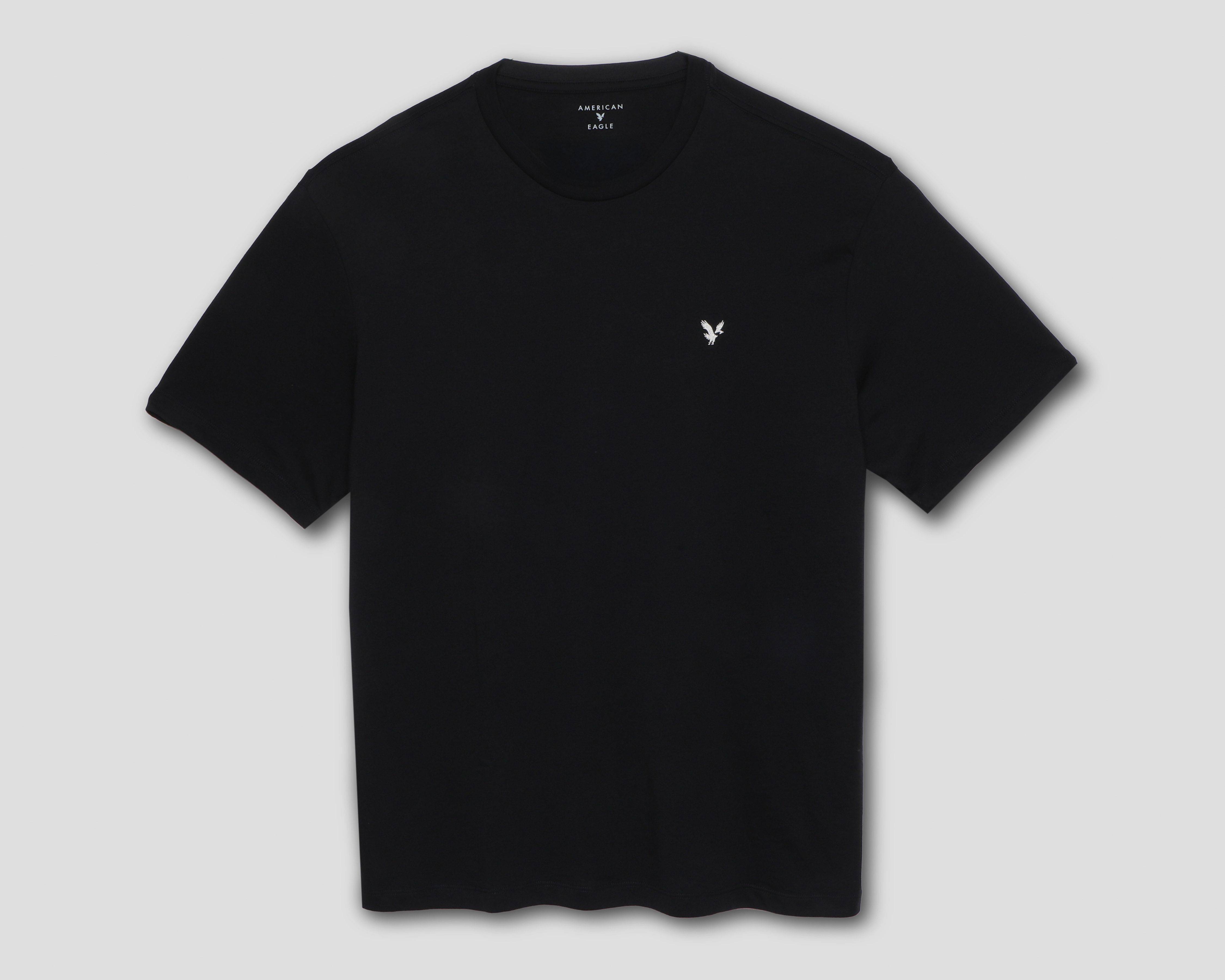 Playera de Cuello Redondo Negra American Eagle para Hombre