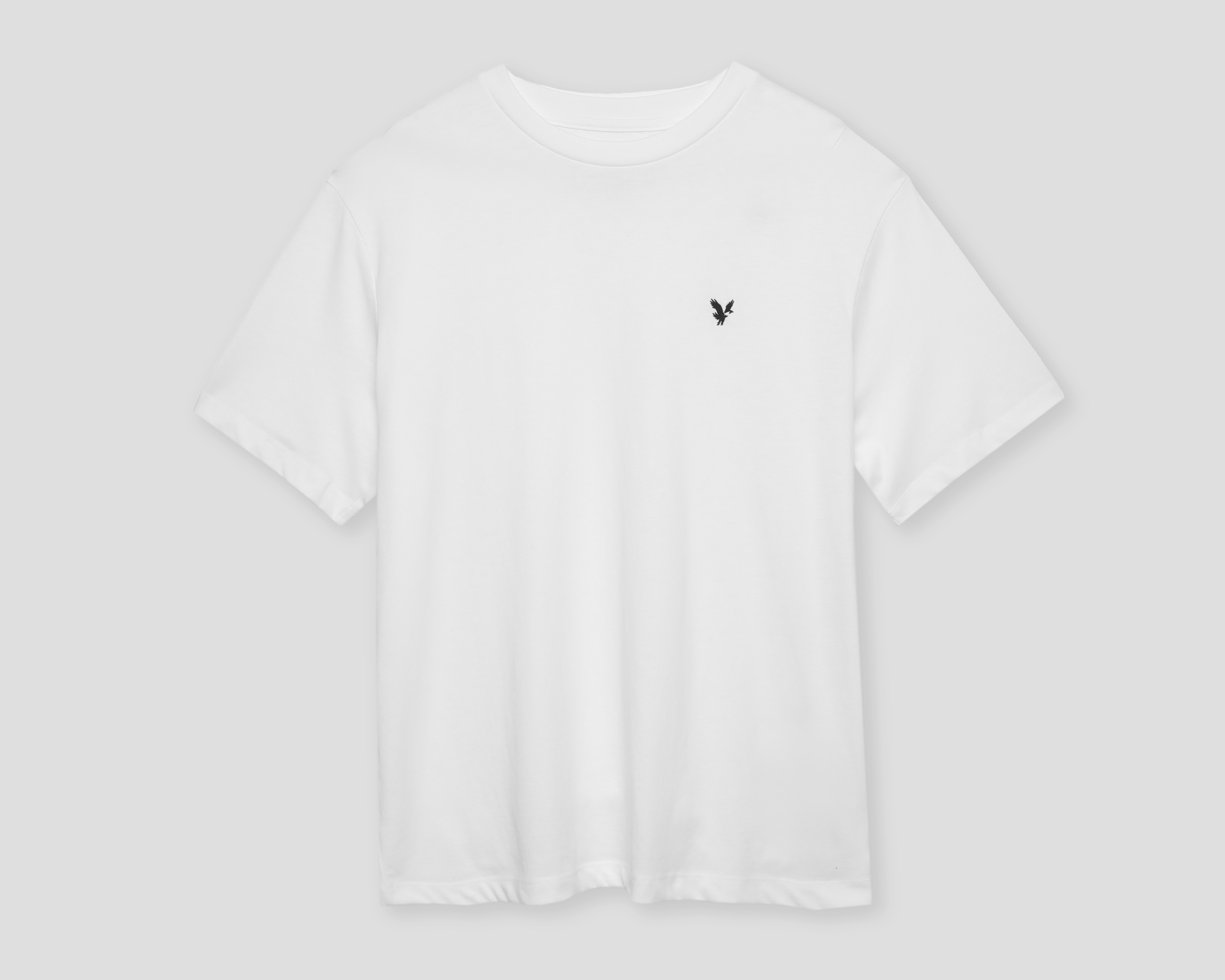 Playera de Cuello Redondo Blanca American Eagle para Hombre