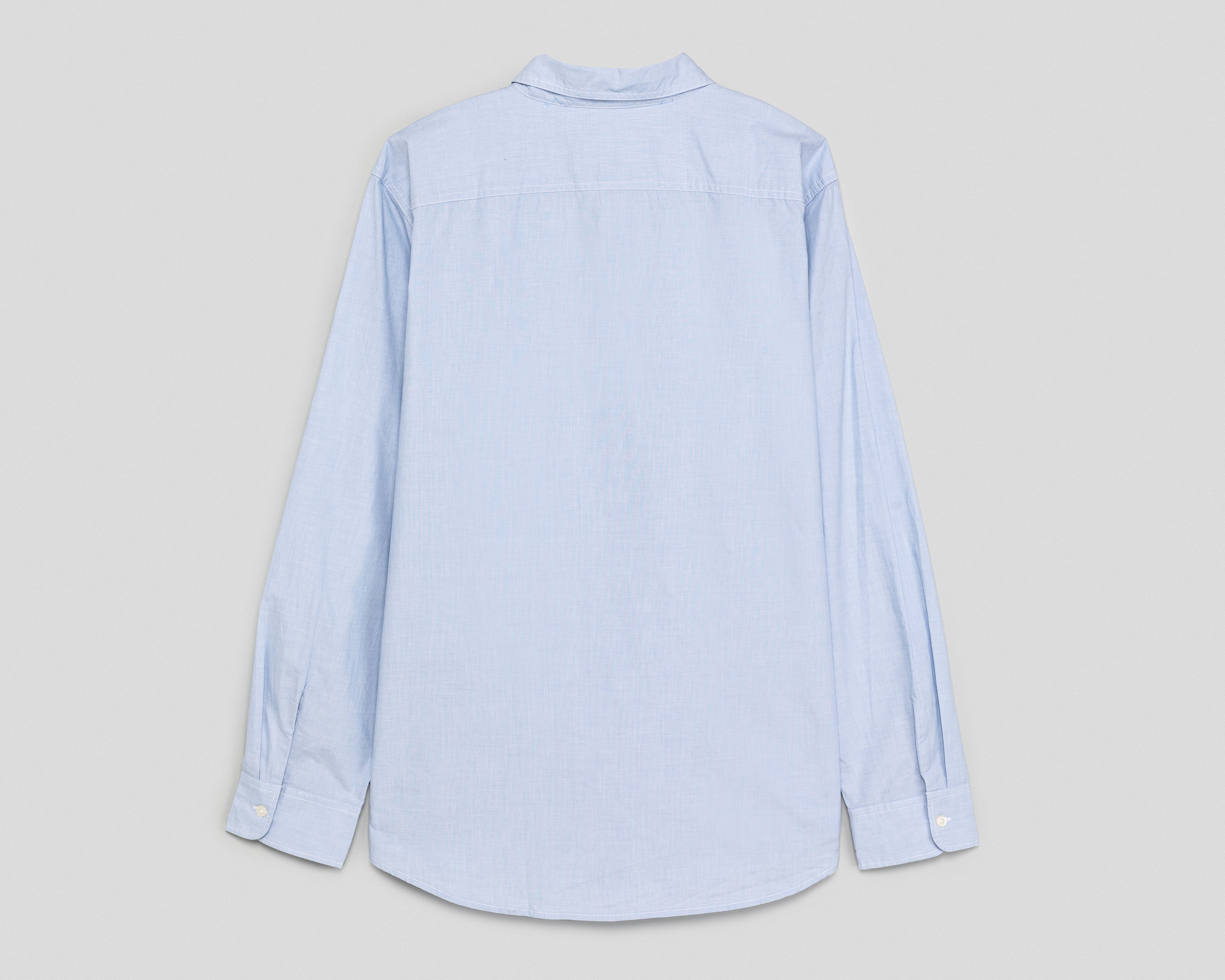 Foto 2 | Foto 2 | Camisa Casual de Algodón American Eagle Regular Fit Azul para Hombre