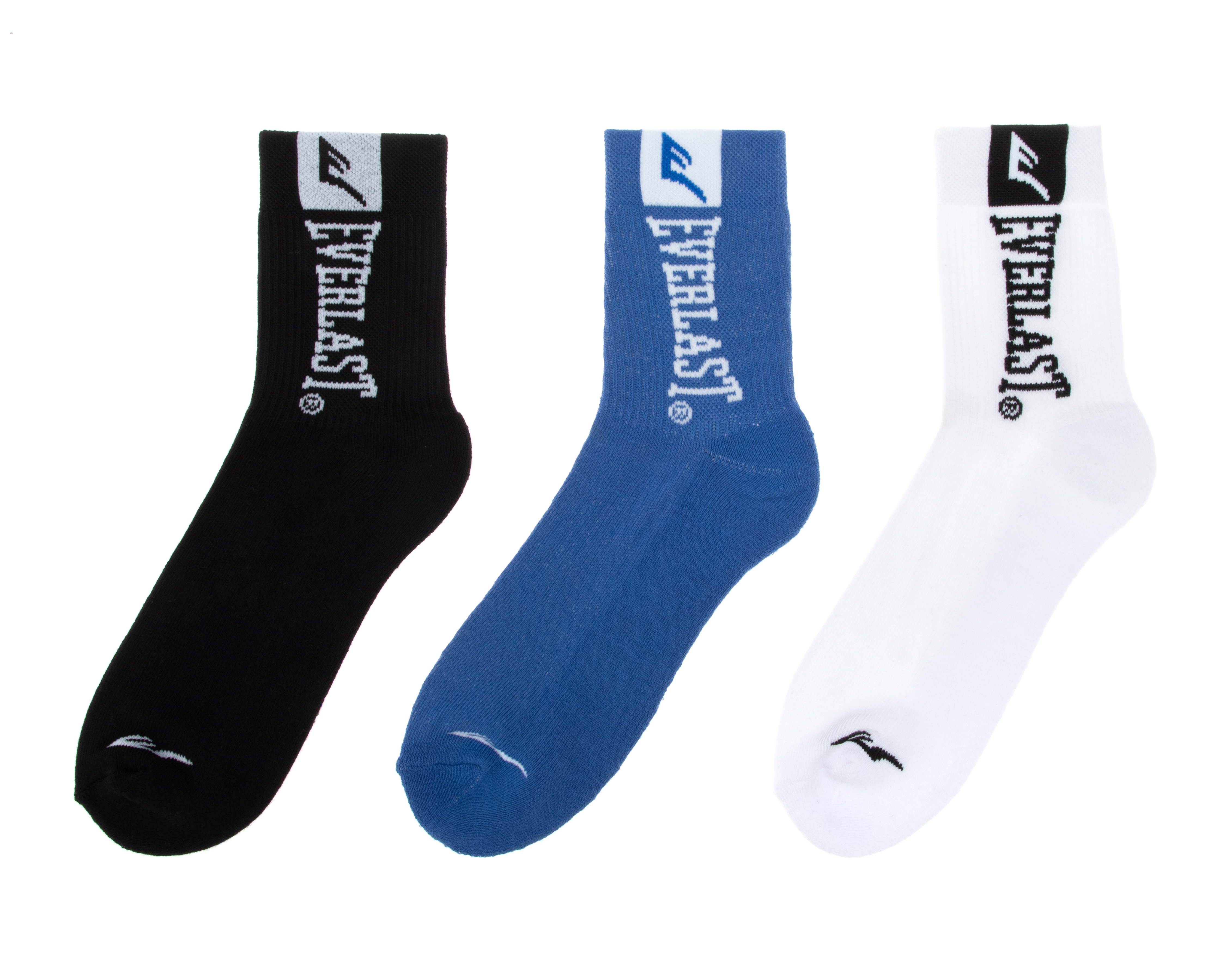 Foto 2 pulgar | Foto 1 | Calcetas Deportivas Everlast para Hombre 3 Pares