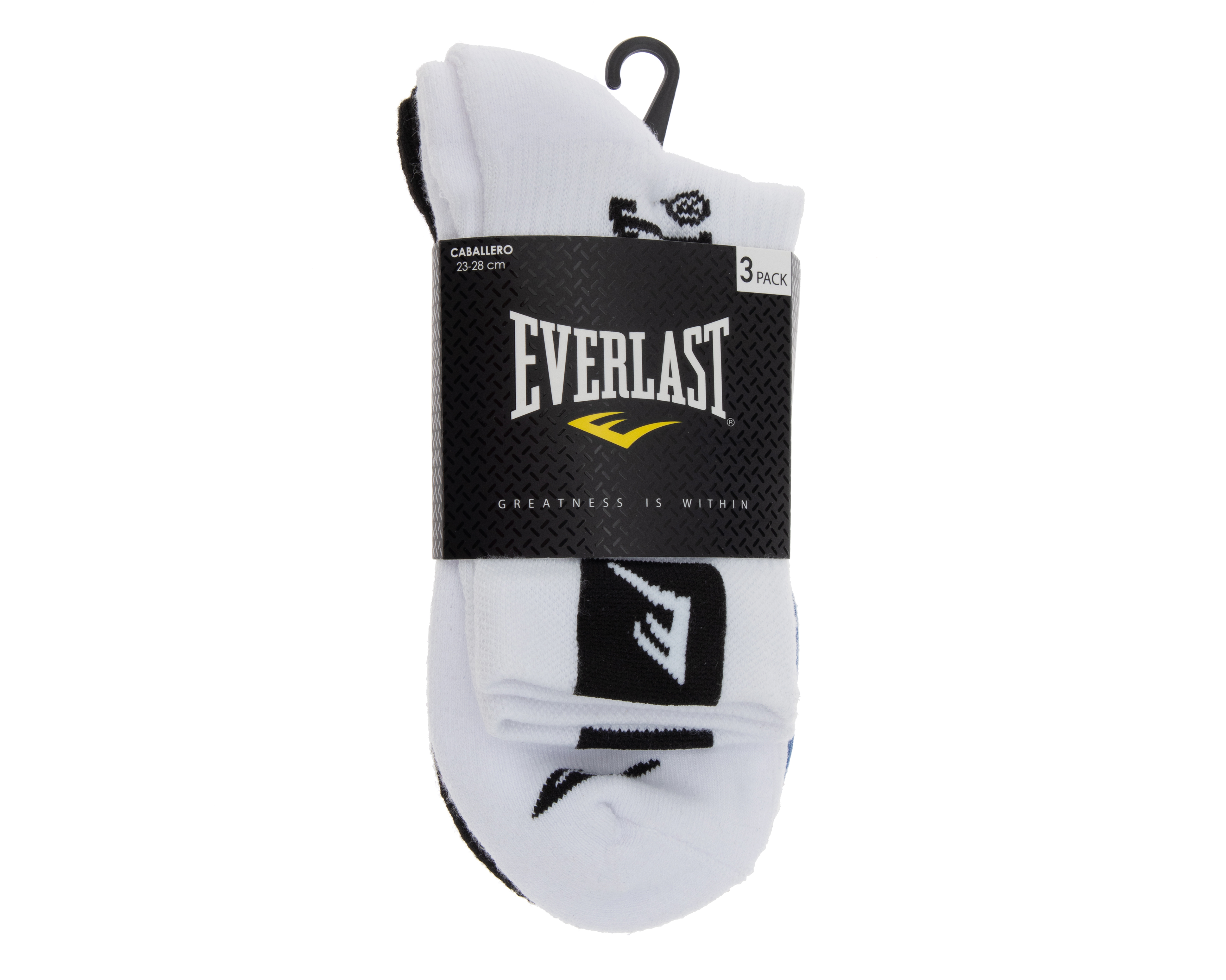 Foto 4 pulgar | Foto 3 | Calcetas Deportivas Everlast para Hombre 3 Pares