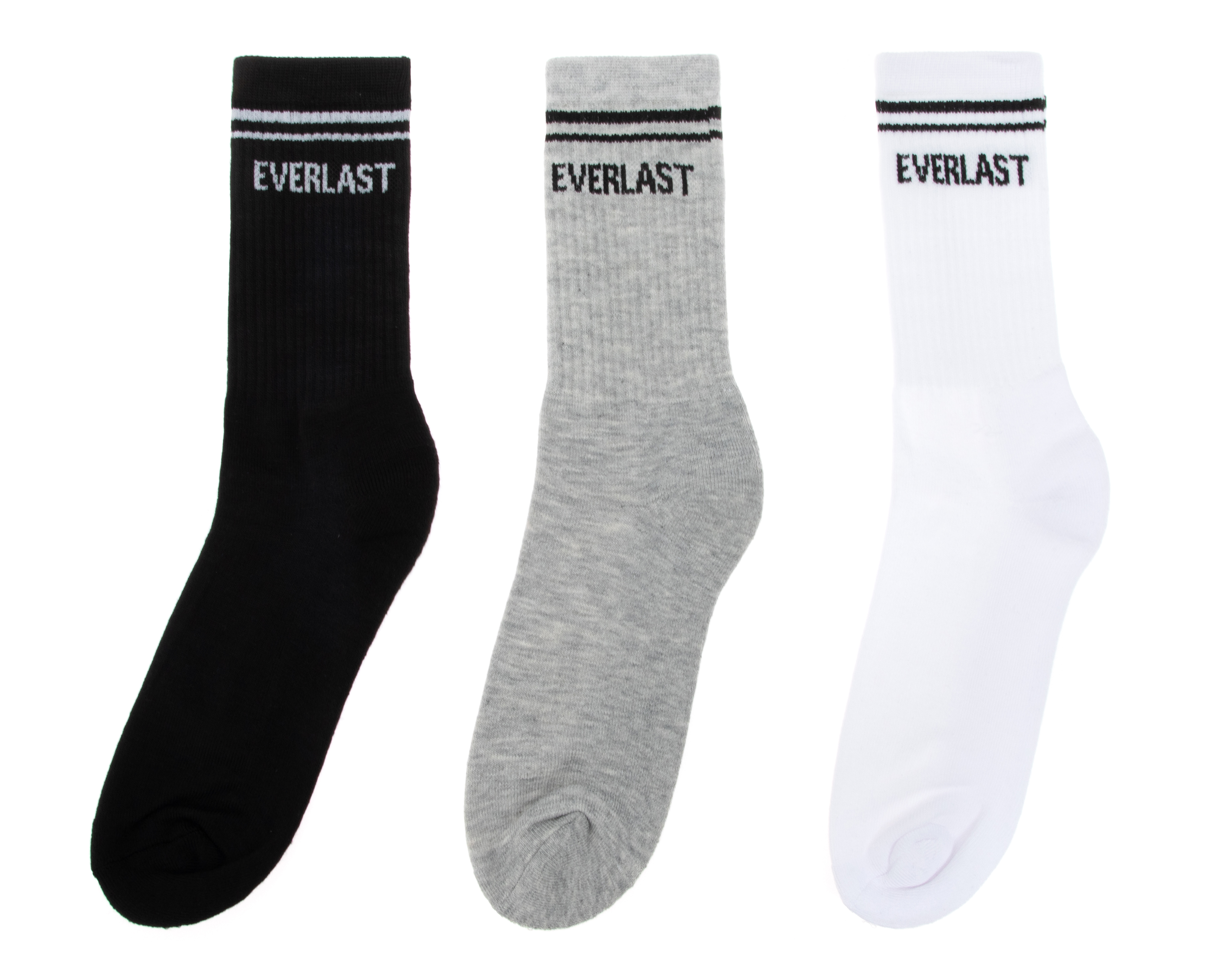 Foto 2 pulgar | Foto 1 | Calcetas Deportivas Everlast para Hombre 3 Pares