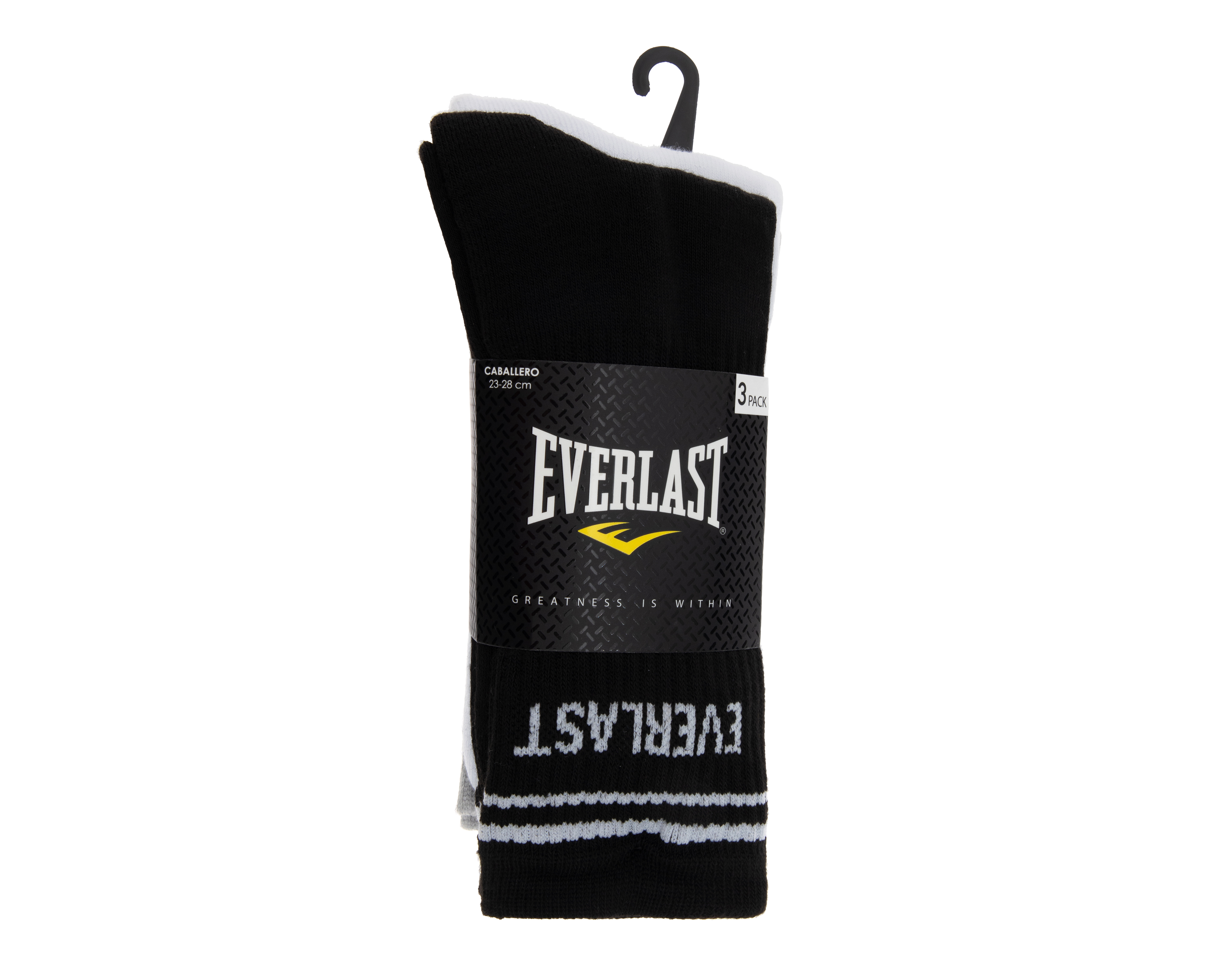 Foto 4 pulgar | Foto 3 | Calcetas Deportivas Everlast para Hombre 3 Pares