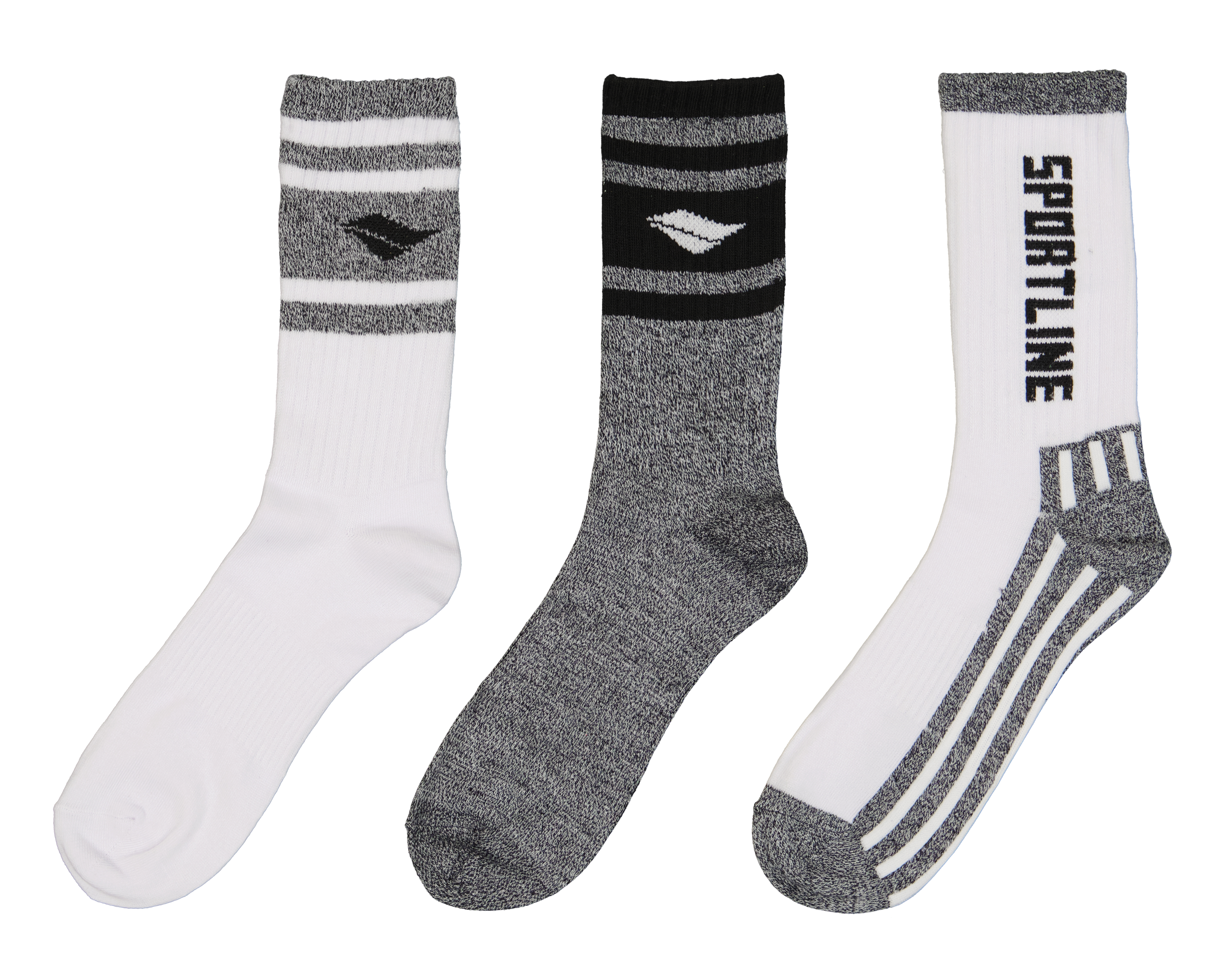 Foto 1 | Foto 1 | Calcetas Deportivas Largas Sportline para Hombre 3 Pares