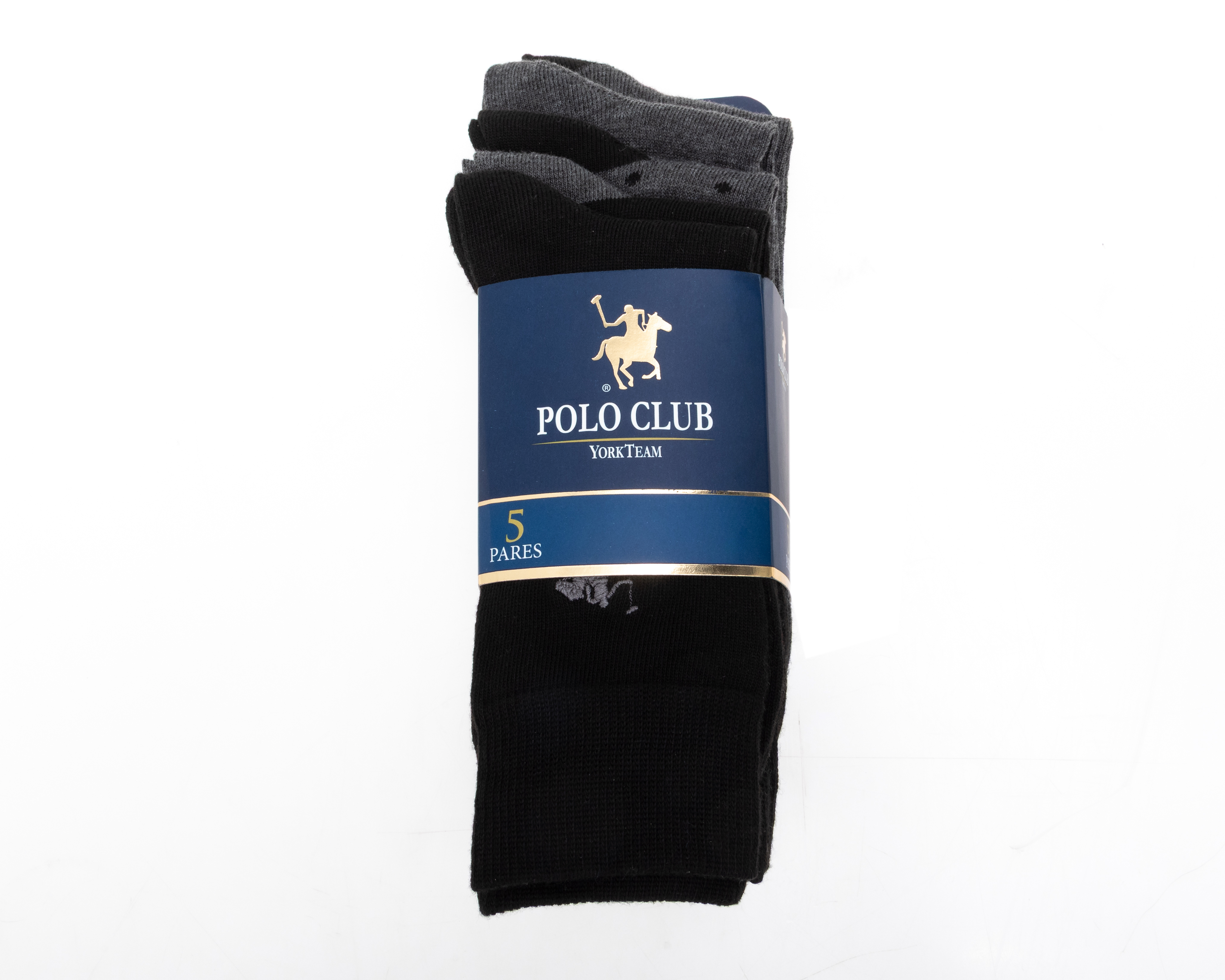 Foto 4 pulgar | Foto 3 | Calcetas de Vestir York Team Polo Club para Hombre 5 Pares