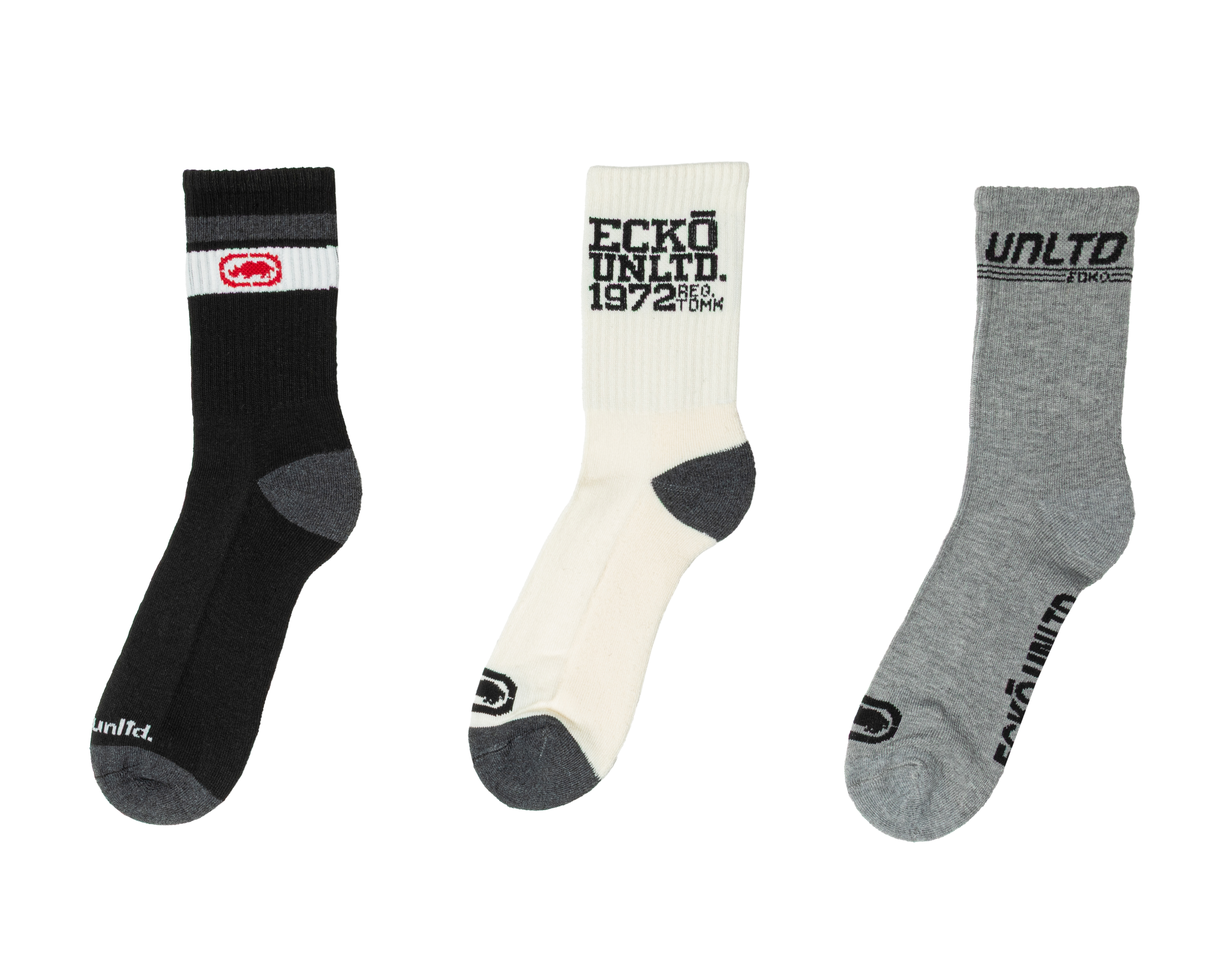 Foto 1 | Foto 1 | Calcetas Deportivas Ecko Unltd. para Hombre 3 Pares