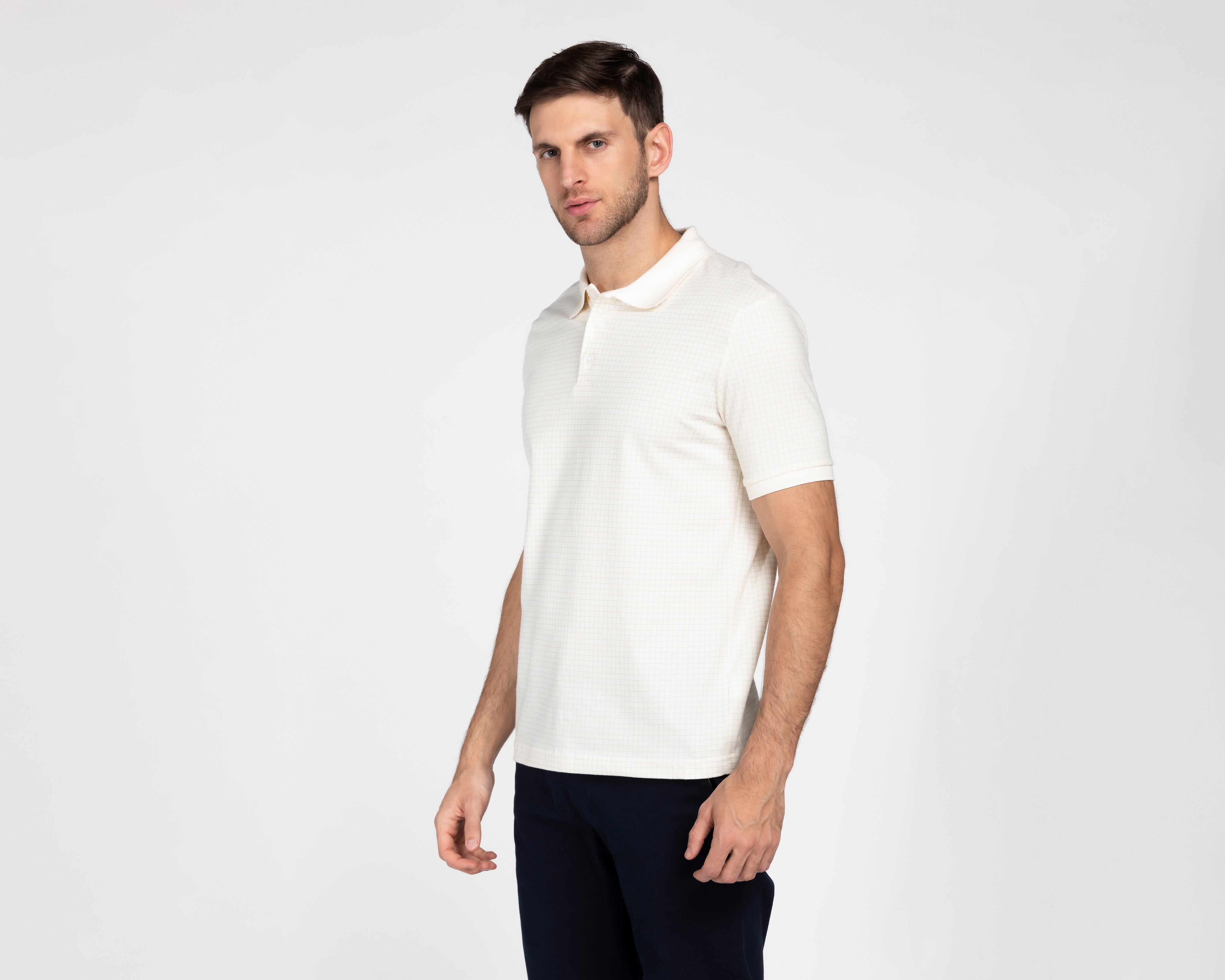 Playera Polo Porto Sur Blanca para Hombre