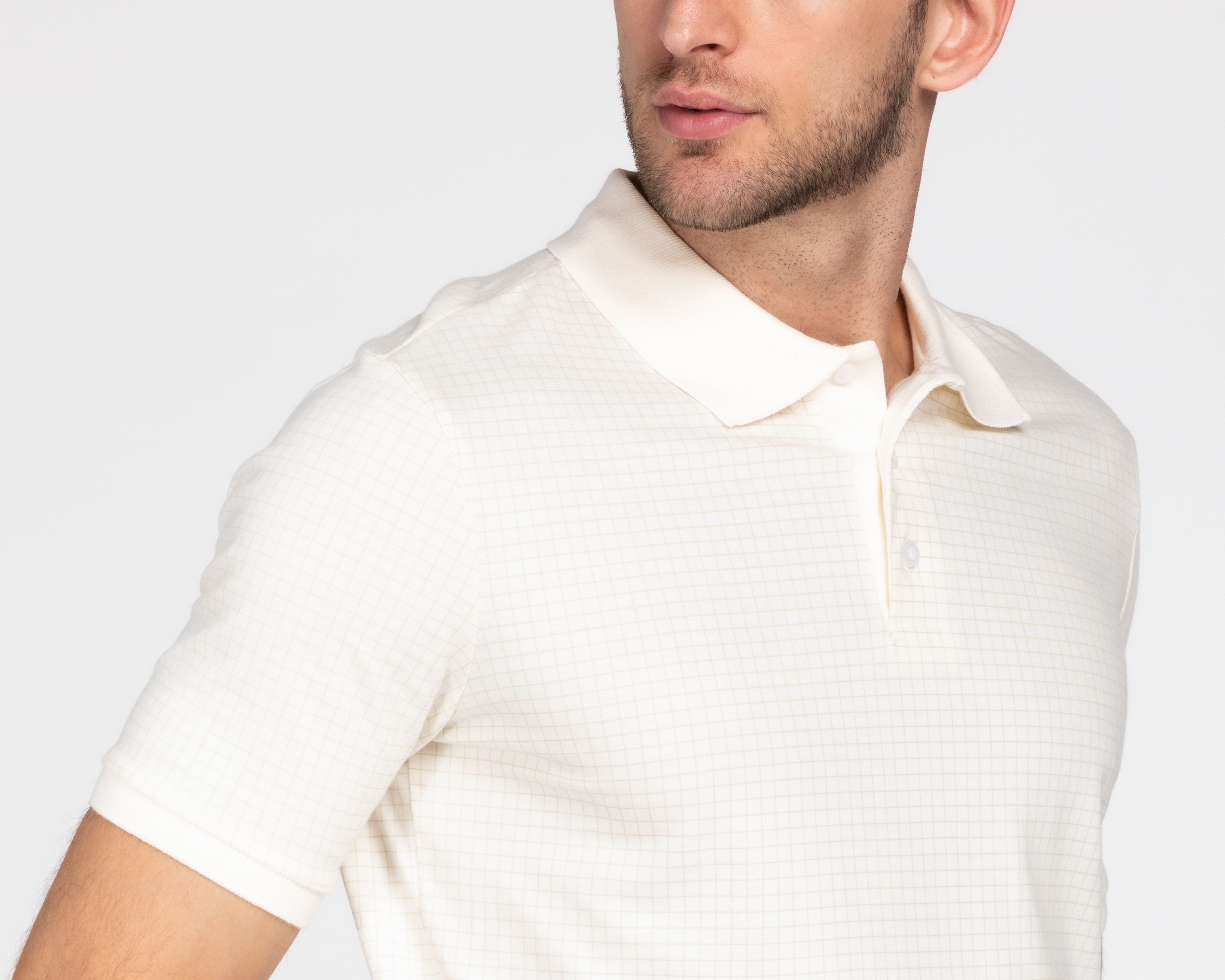 Foto 4 pulgar | Foto 3 | Playera Polo Porto Sur Blanca para Hombre