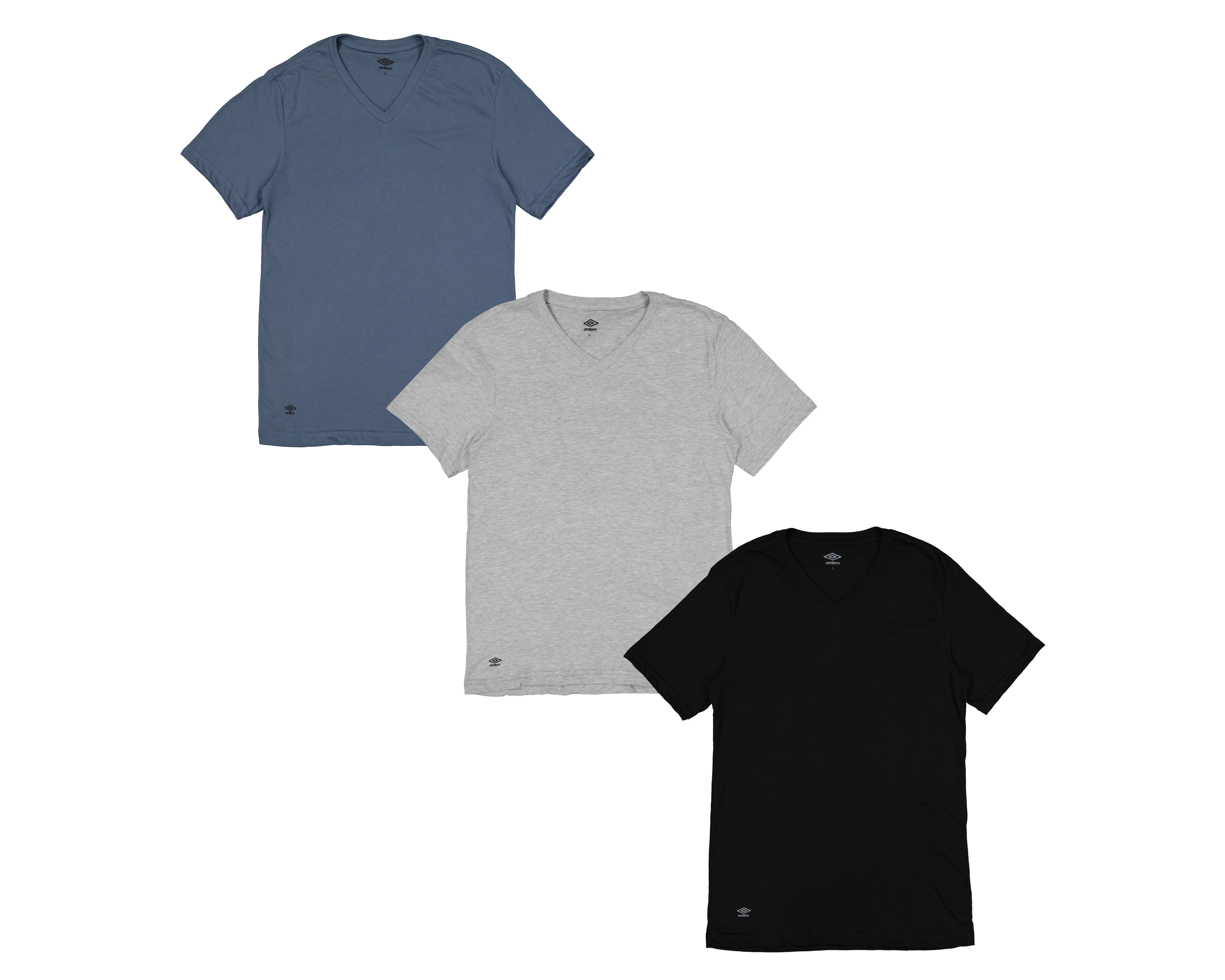 Foto 1 | Foto 1 | Camiseta Interior Cuello V Umbro para Hombre 3 Piezas