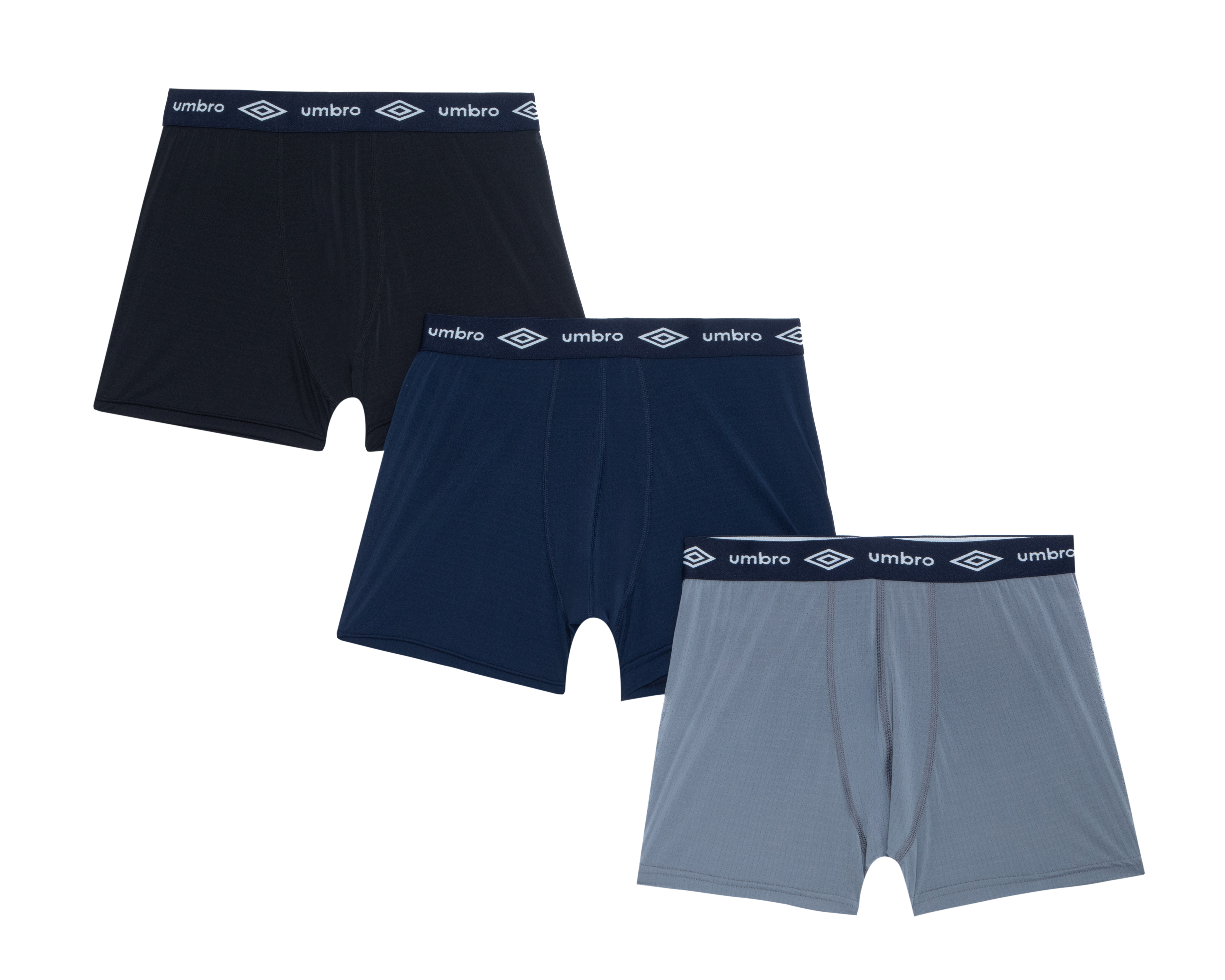 Foto 1 | Foto 1 | Bóxer Largo Umbro para Hombre 3 Piezas