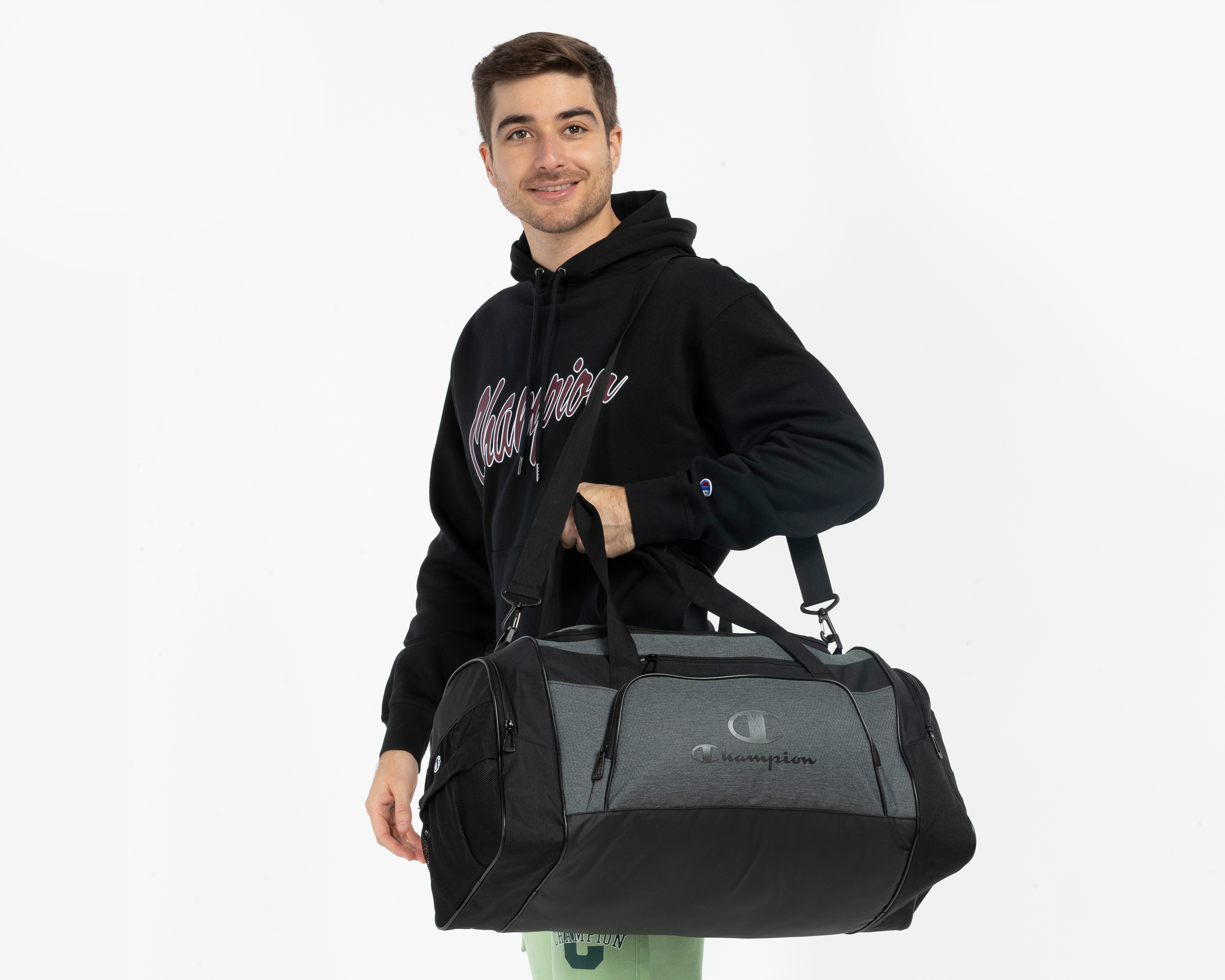 Foto 7 pulgar | Foto 6 | Maleta Deportiva Champion Gris