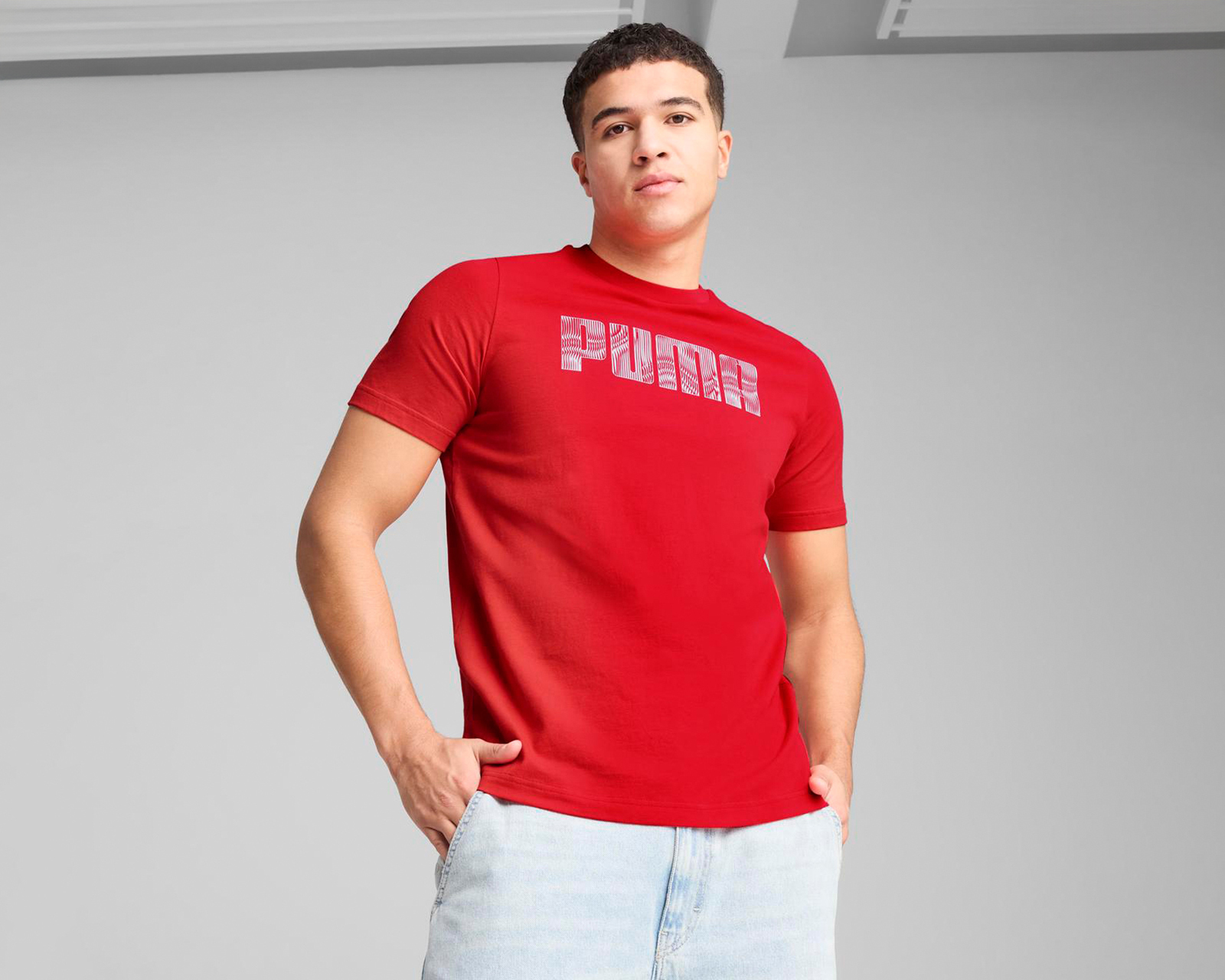 Foto 2 pulgar | Foto 1 | Playera Deportiva Puma Mass Merchants Tee para Hombre