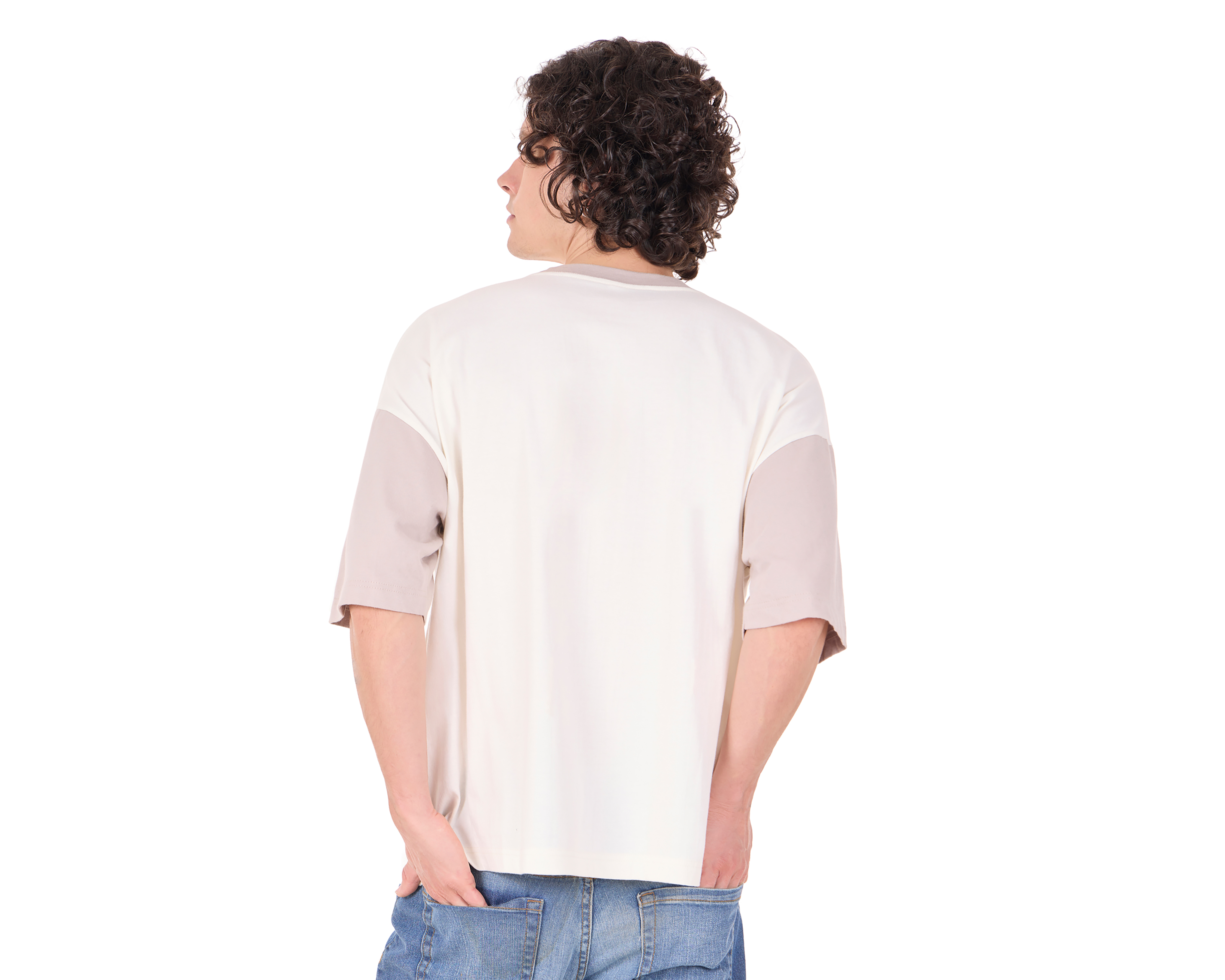 Foto 2 | Foto 2 | Playera de Cuello Redondo Hueso Action Gear para Hombre