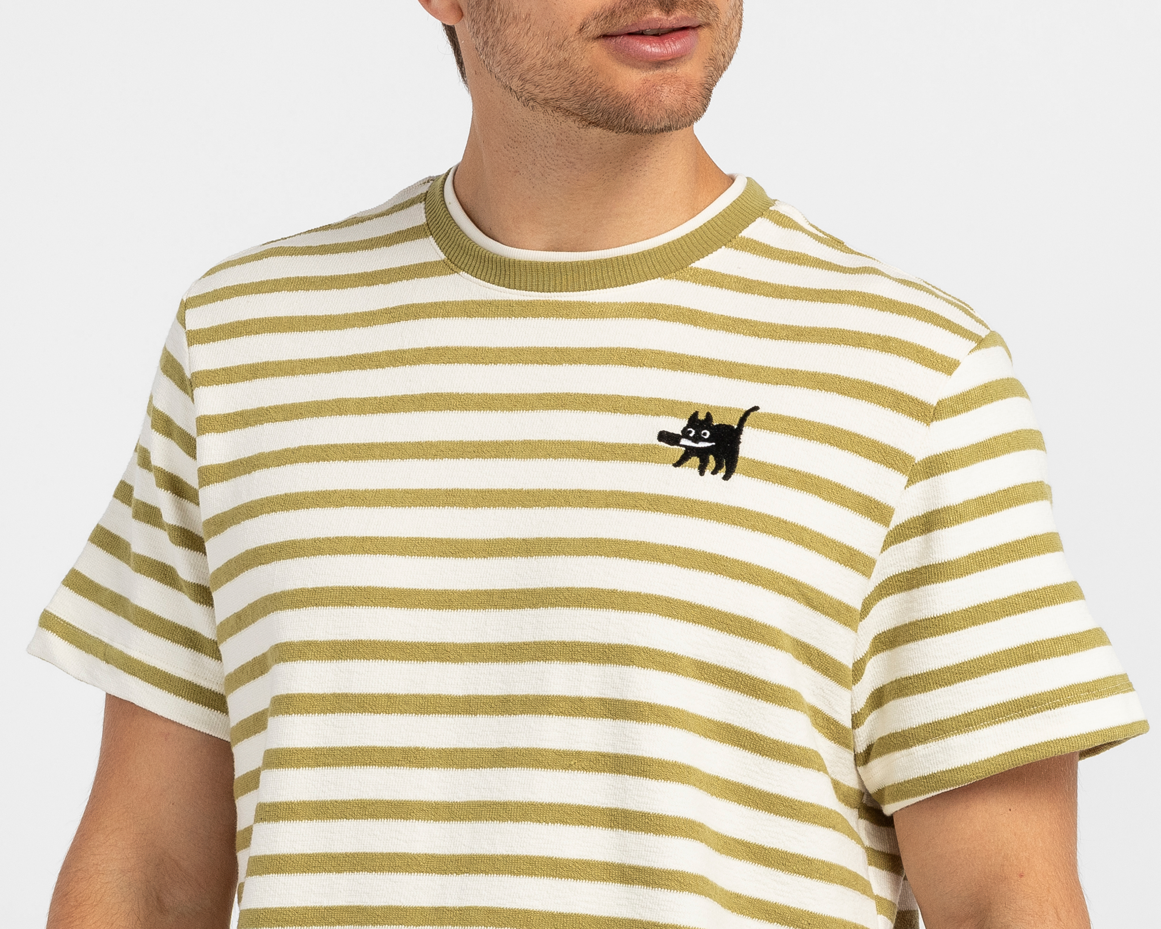 Foto 4 | Foto 3 | Playera de Cuello Redondo Verde Action Gear para Hombre