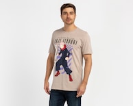 Playera de Cuello Redondo Beige Jujutsu Kaisen para Hombre