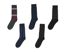 Calcetas de Vestir Wall Street para Hombre 5 Pares