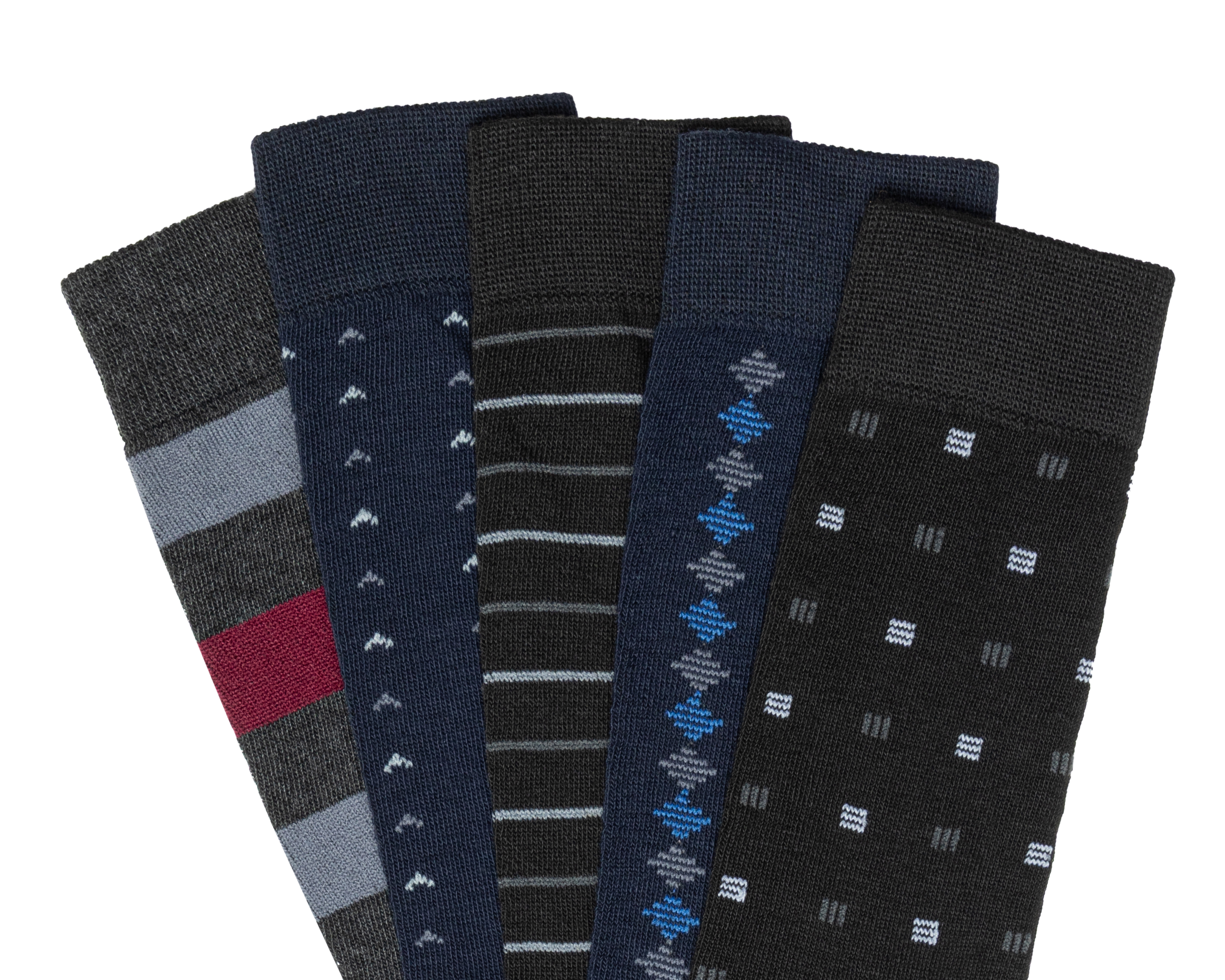 Foto 2 | Foto 2 | Calcetas de Vestir Wall Street para Hombre 5 Pares