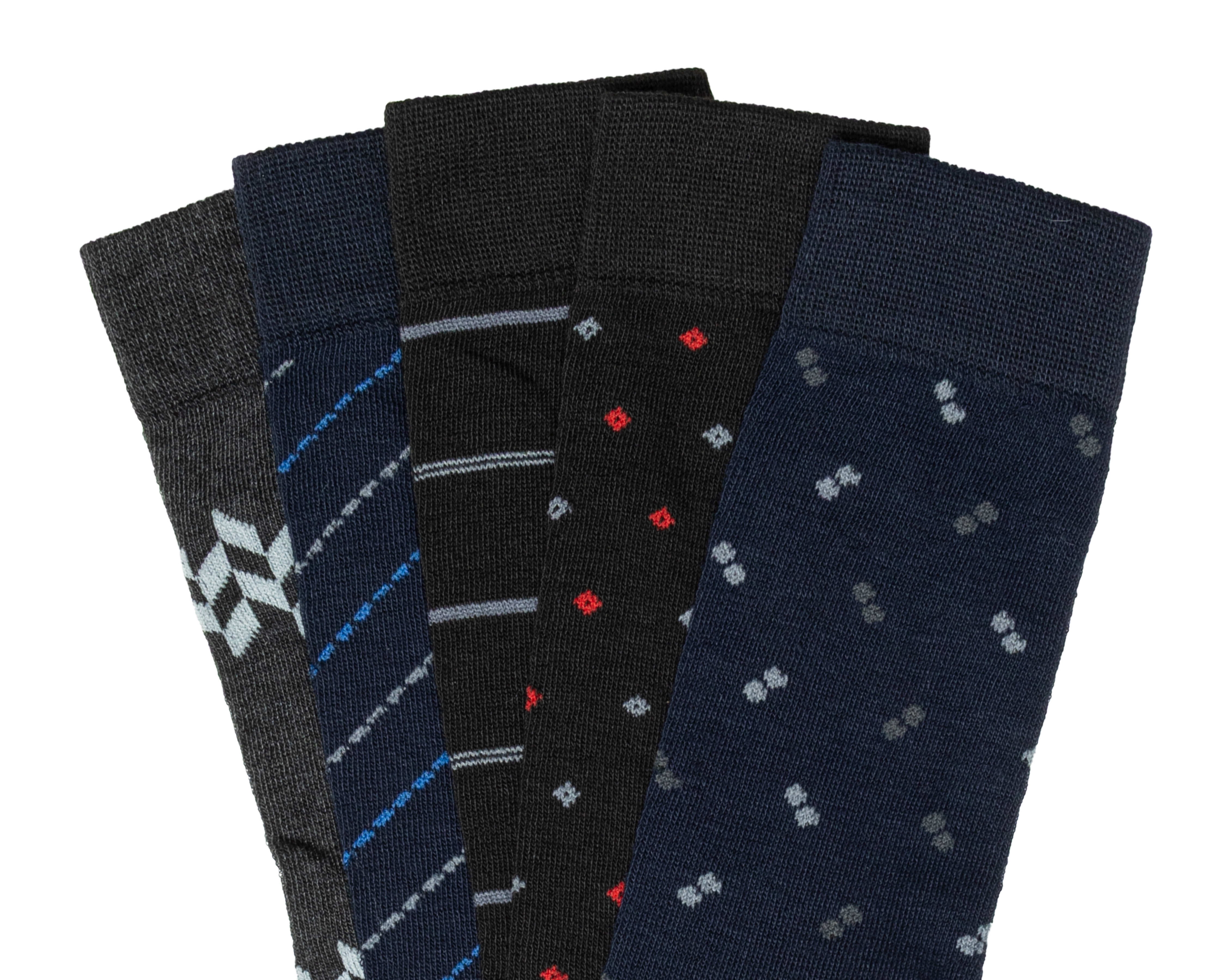 Foto 2 | Foto 2 | Calcetas de Vestir Wall Street para Hombre 5 Pares