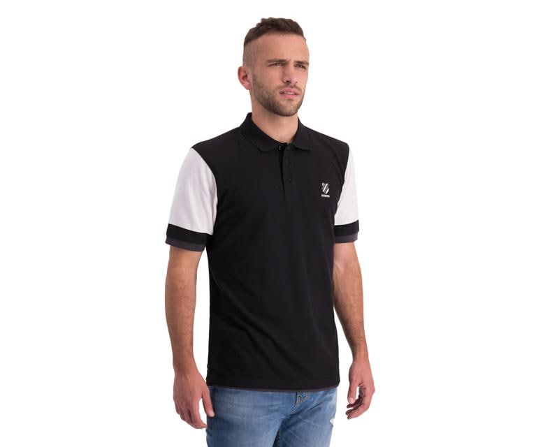 Foto 2 pulgar | Foto 1 | Playera Polo K-Swiss Azul con Blanco para Hombre