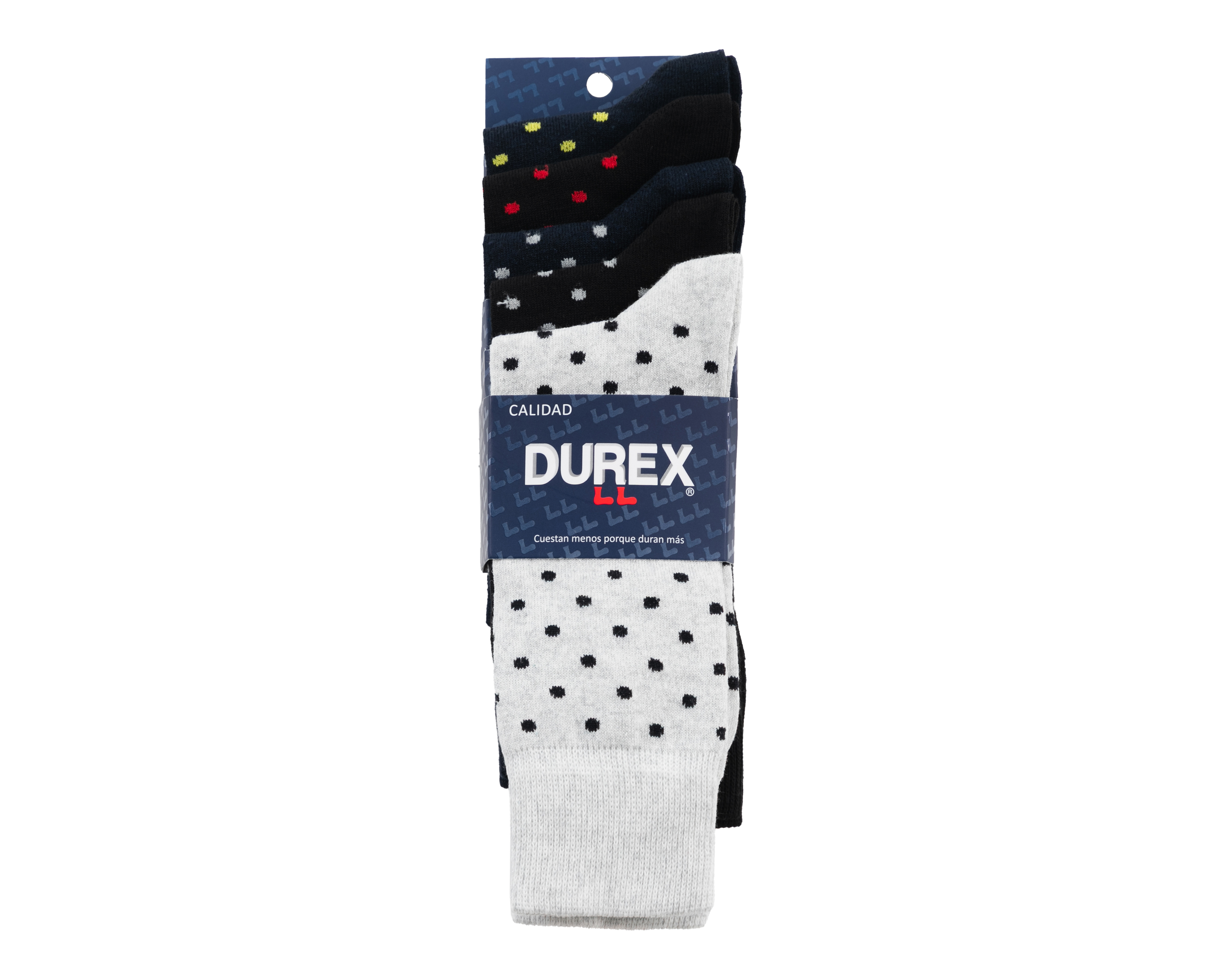 Foto 4 pulgar | Foto 3 | Calcetas de Vestir Durex para Hombre 5 Piezas