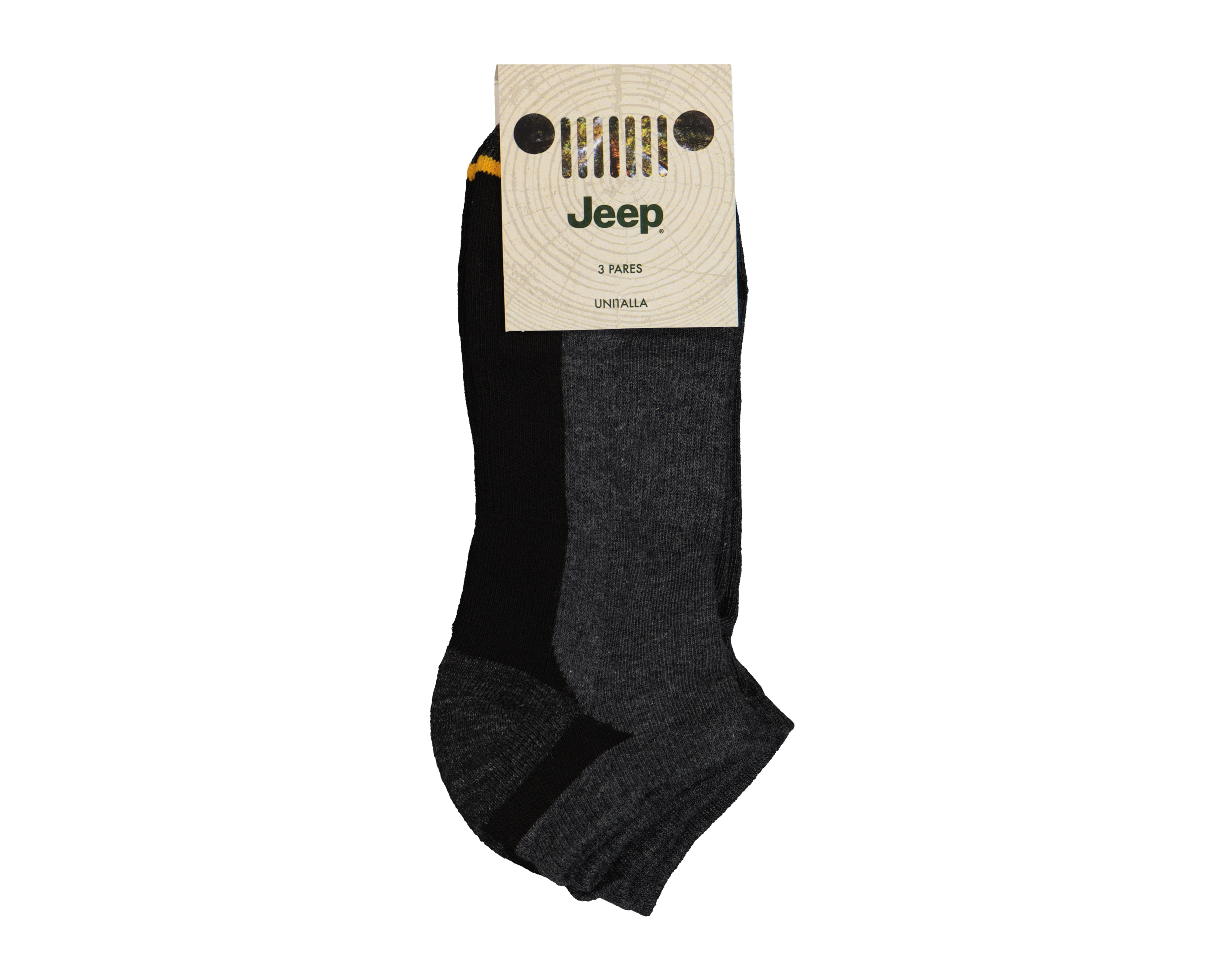 Foto 4 pulgar | Foto 3 | Calcetas Deportivas Jeep para Hombre 3 Pares