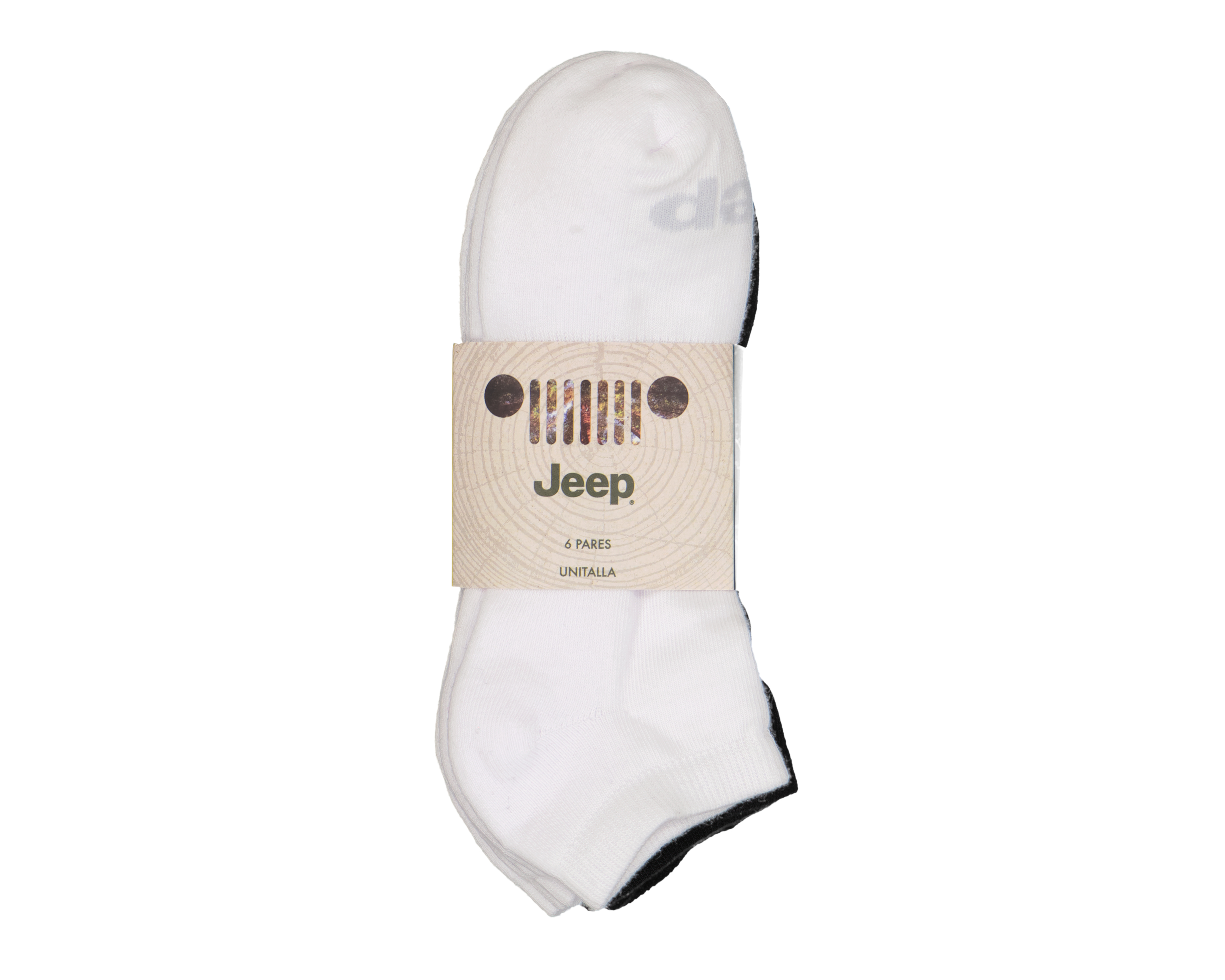 Foto 4 pulgar | Foto 3 | Calcetas Deportivas Jeep para Hombre 6 Pares
