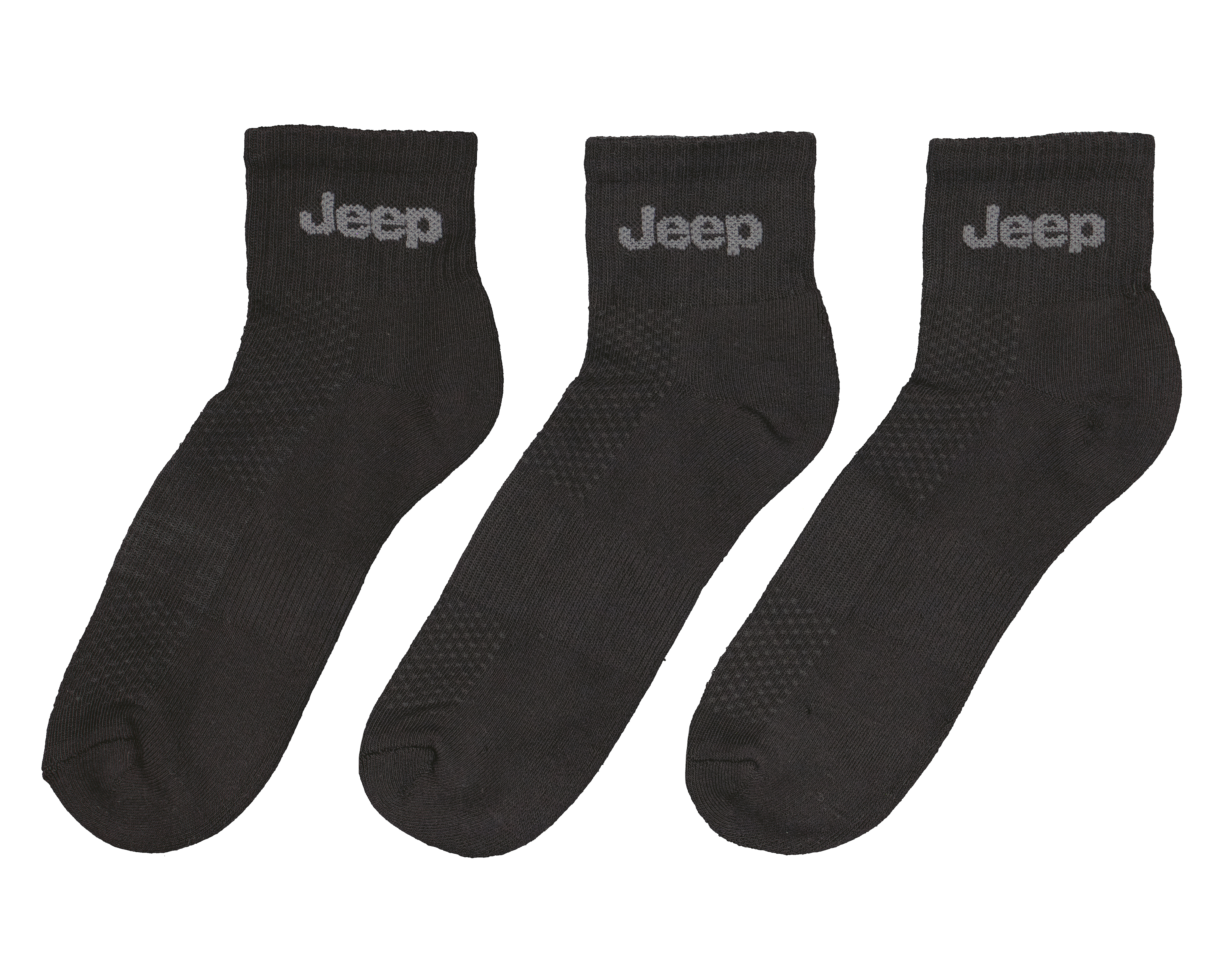 Foto 2 pulgar | Foto 1 | Calcetas Tobilleras Deportivas Jeep para Hombre 3 Pares