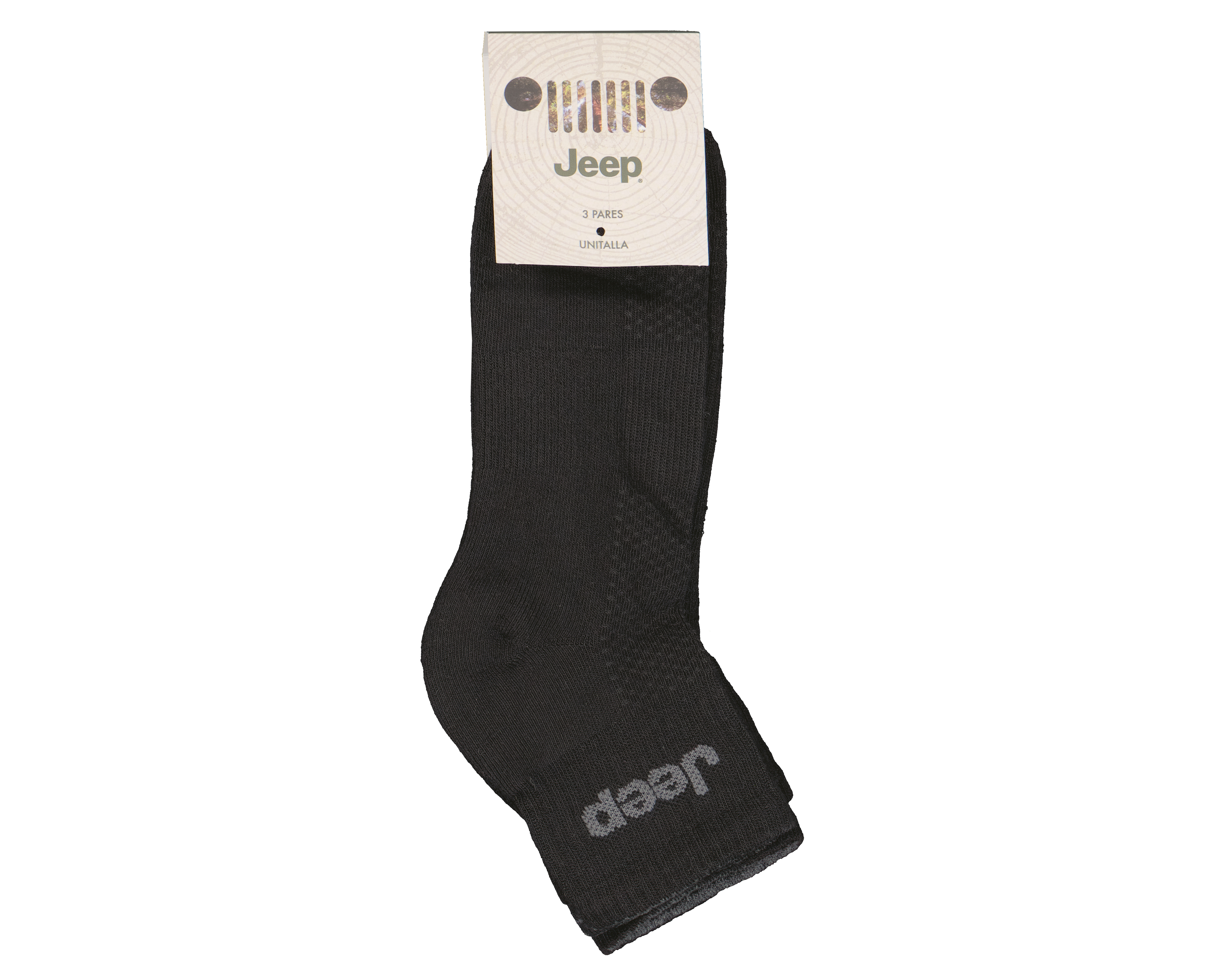 Foto 3 | Foto 3 | Calcetas Tobilleras Deportivas Jeep para Hombre 3 Pares