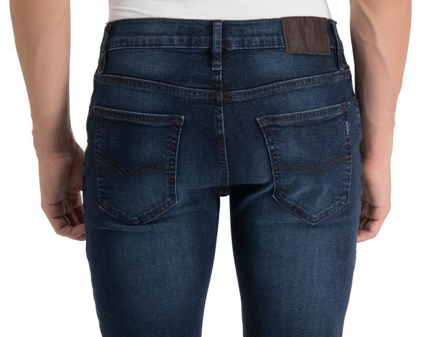 Foto 5 pulgar | Foto 4 | Jeans Slim Straight Oggi Iron Top Ink para Hombre