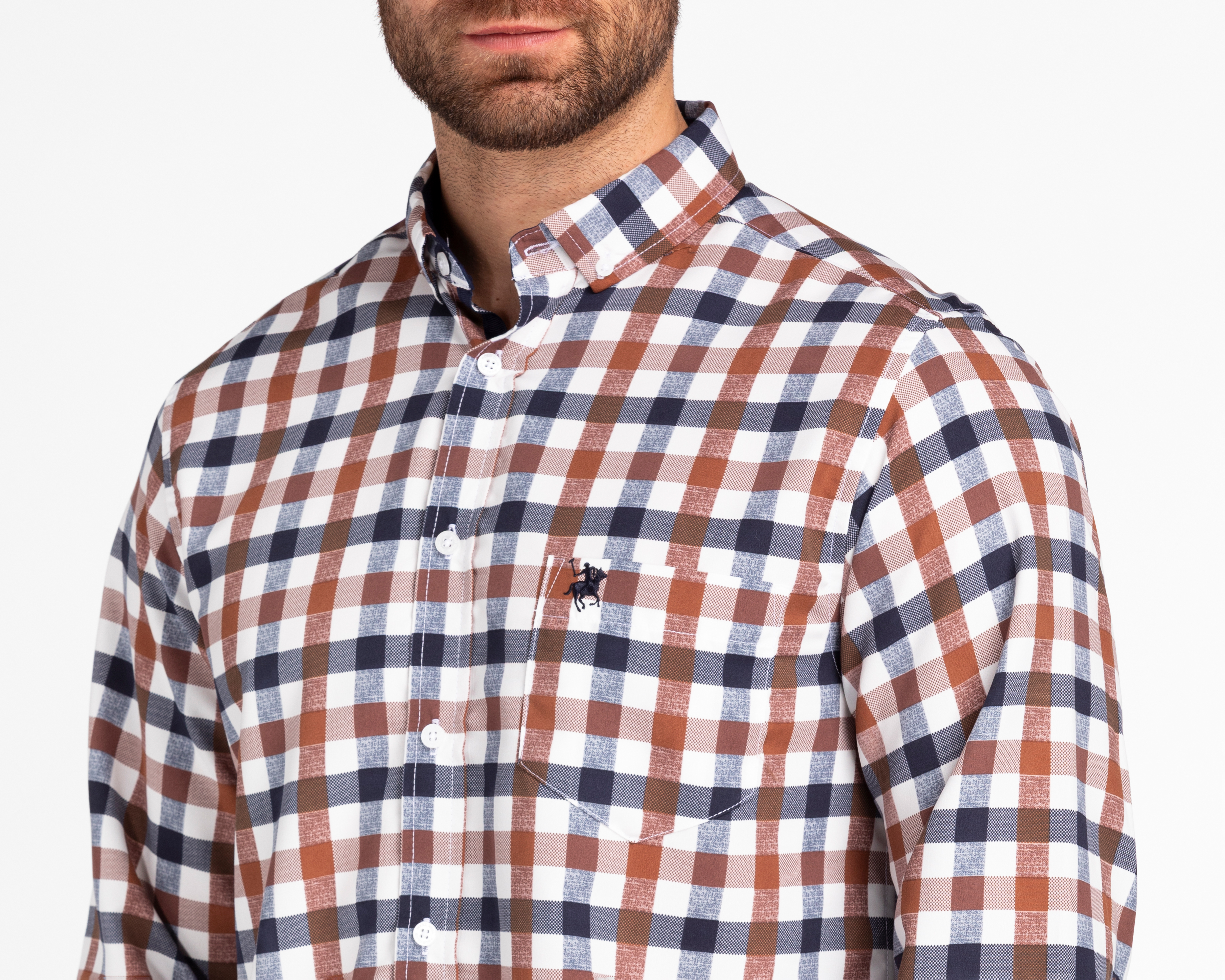 Foto 4 pulgar | Foto 3 | Camisa Casual York Team Polo Club Regular Fit a Cuadros