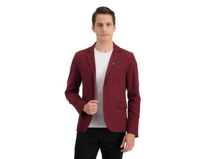 Foto 1 | Foto 1 | Saco de Vestir Tinto marca Wallstreet para Hombre