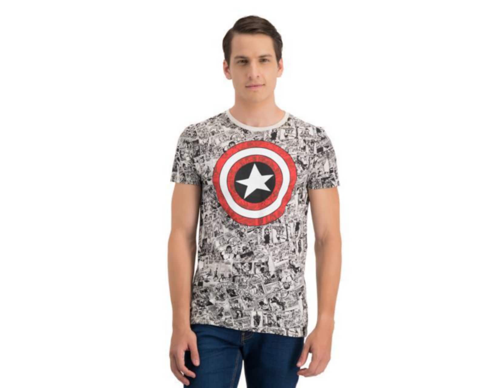 Playera Cuello Redondo marca Marvel Avengers para Hombre