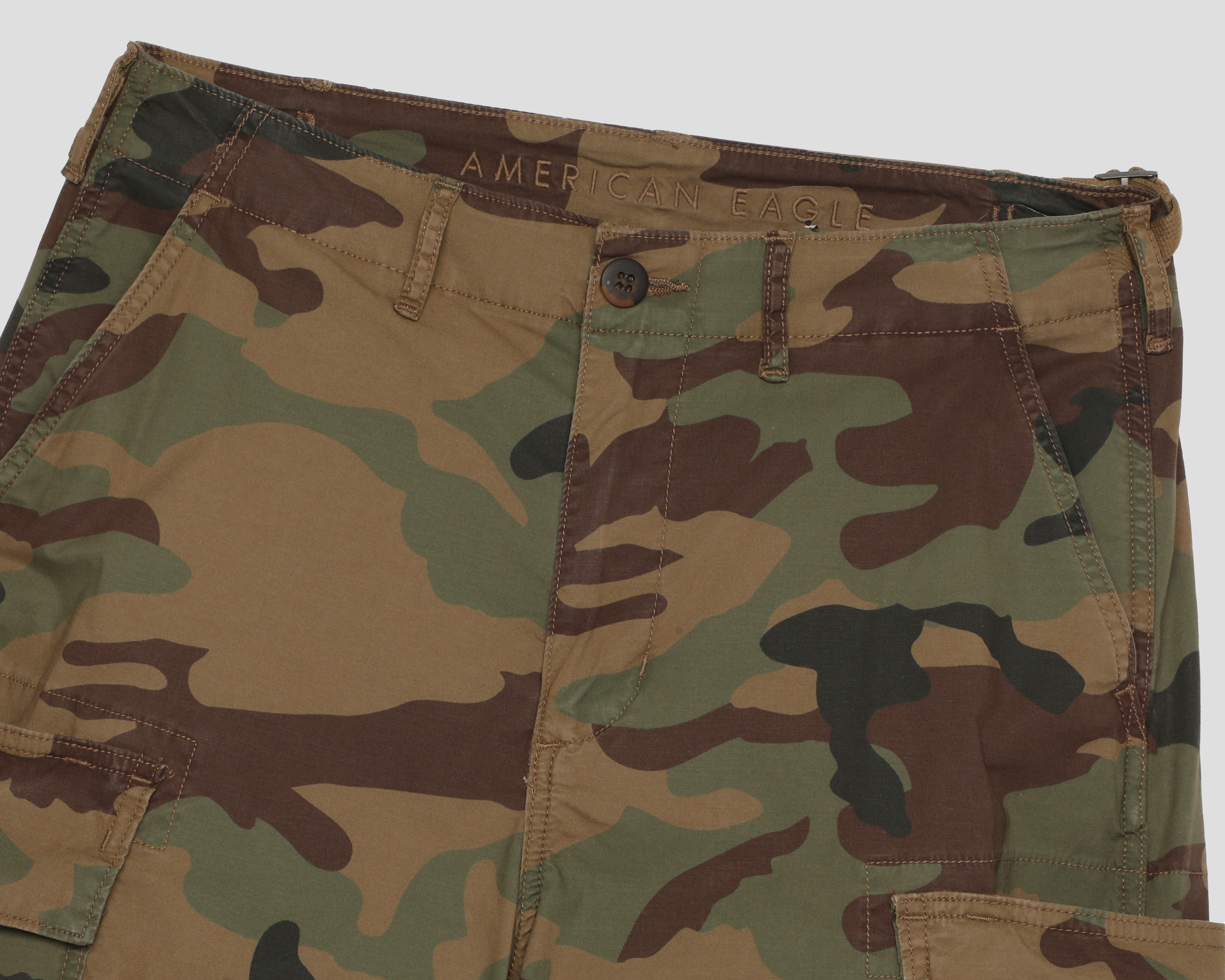 Foto 3 | Foto 3 | Pantalón de Cargo American Eagle Verde para Hombre