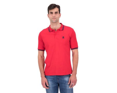 Foto 1 | Foto 1 | Playera Polo York Team Polo Club Roja para Hombre