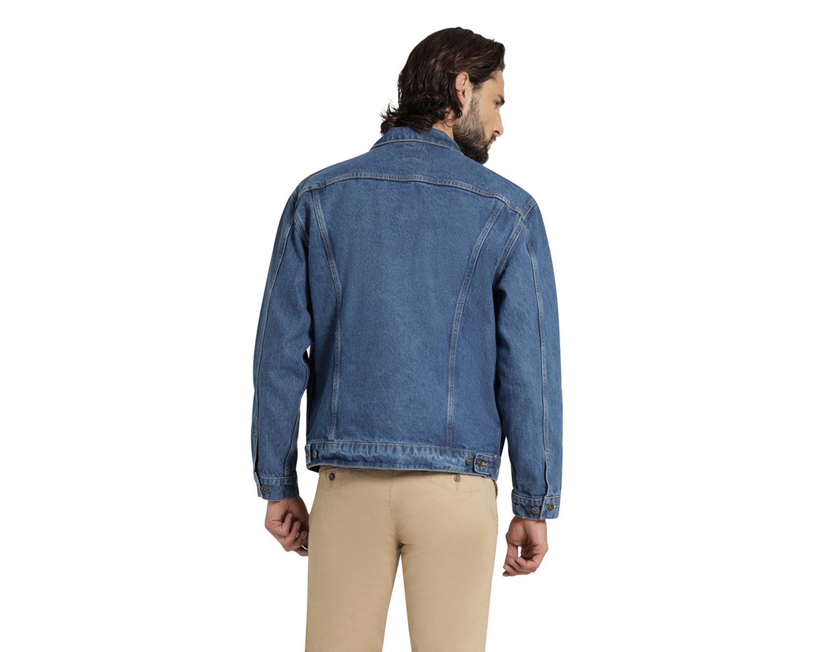 Foto 4 pulgar | Foto 3 | Chamarra Trucker de Algodón Lee para Hombre