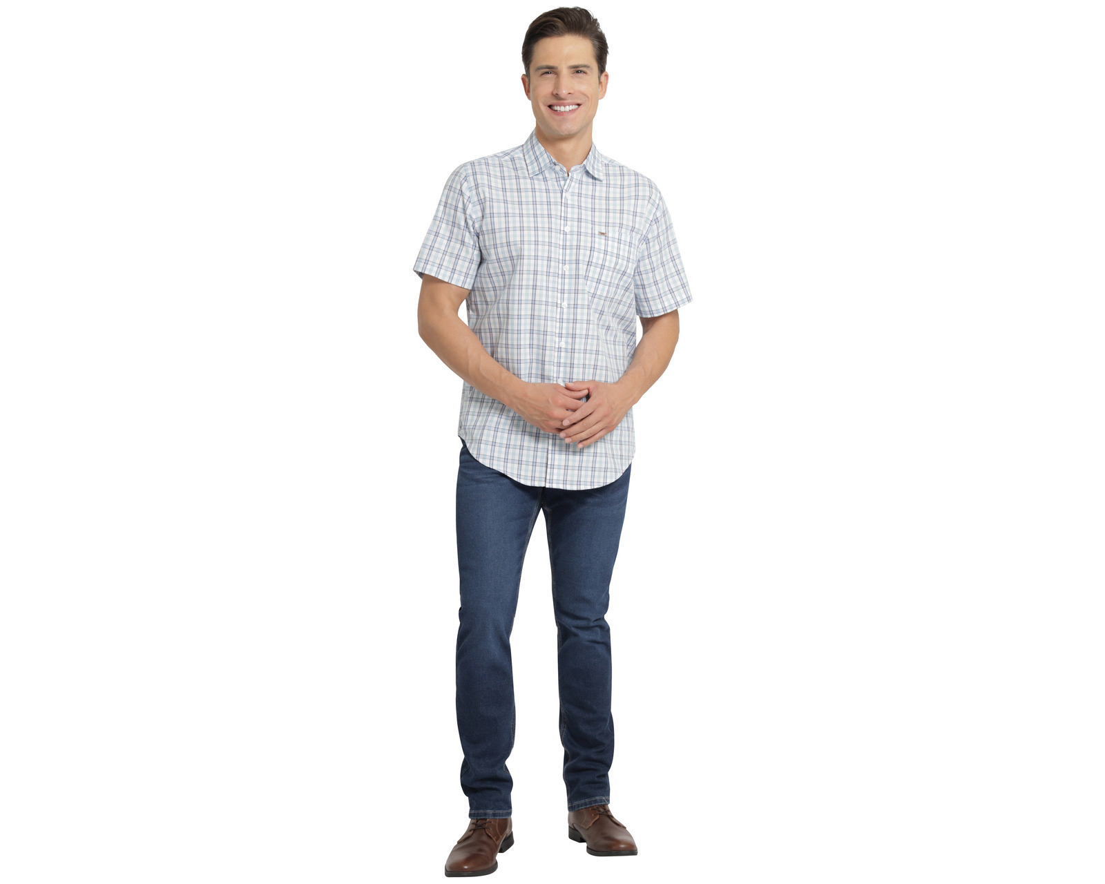Foto 3 pulgar | Foto 2 | Camisa Casual de Algodón Lee Slim a Cuadros para Hombre