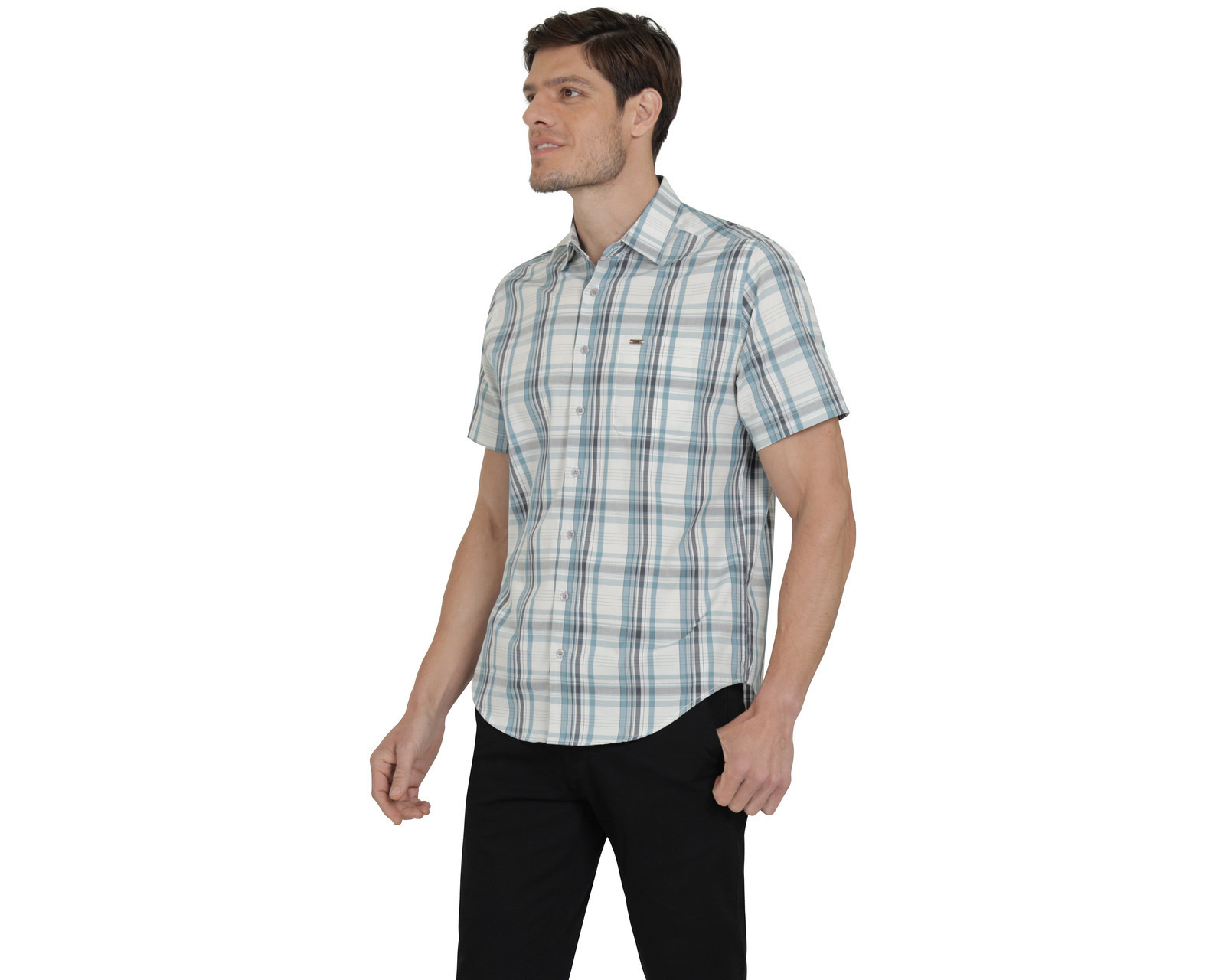 Foto 5 pulgar | Foto 4 | Camisa Casual de Algodón Lee Slim a Cuadros para Hombre