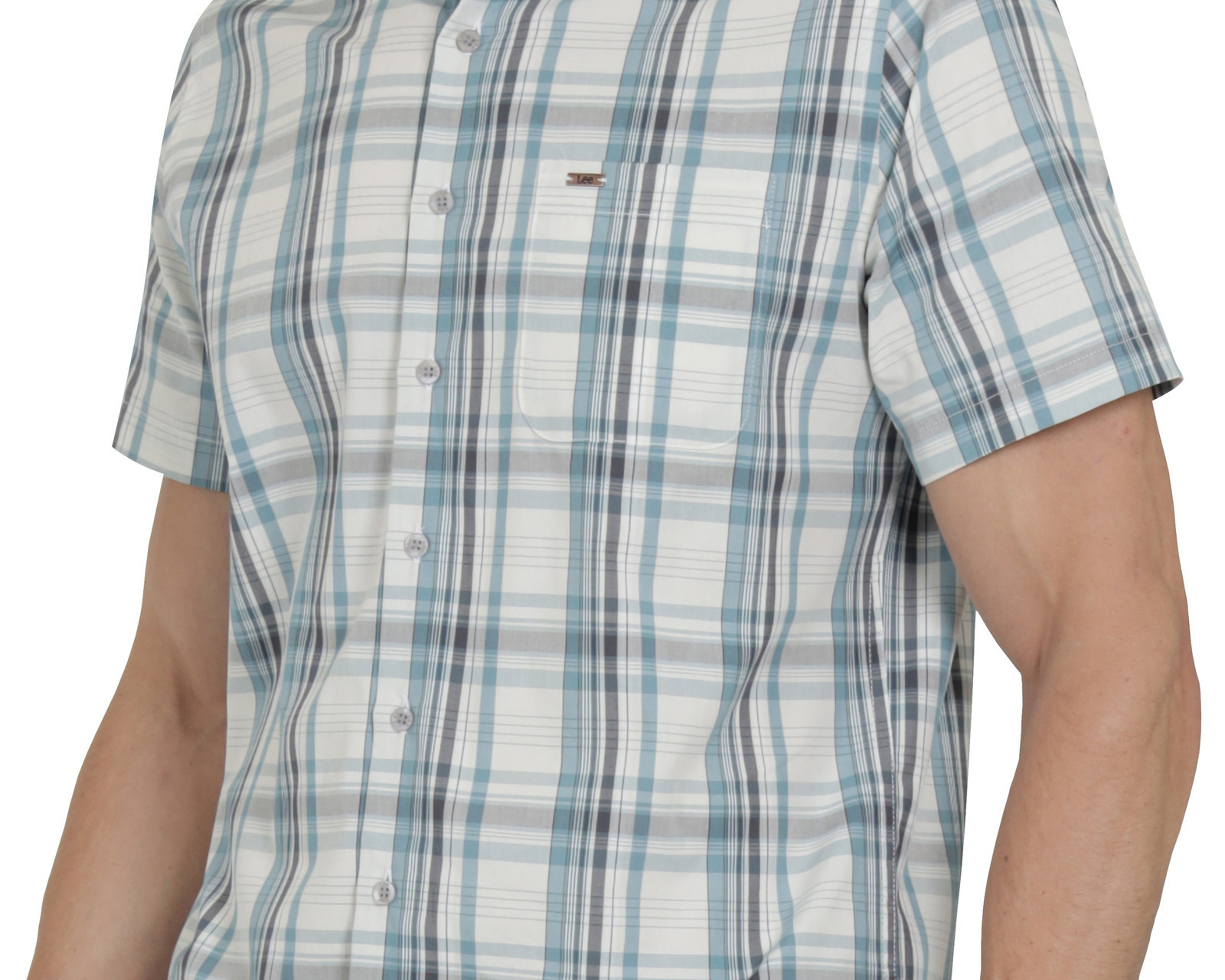 Foto 5 | Foto 5 | Camisa Casual de Algodón Lee Slim a Cuadros para Hombre