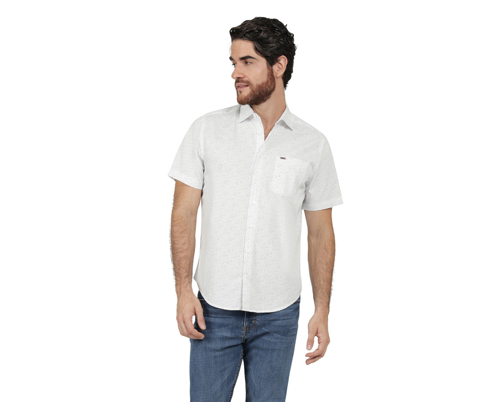 Foto 1 | Foto 1 | Camisa Casual de Algodón Lee Slim Fit Estampada para Hombre